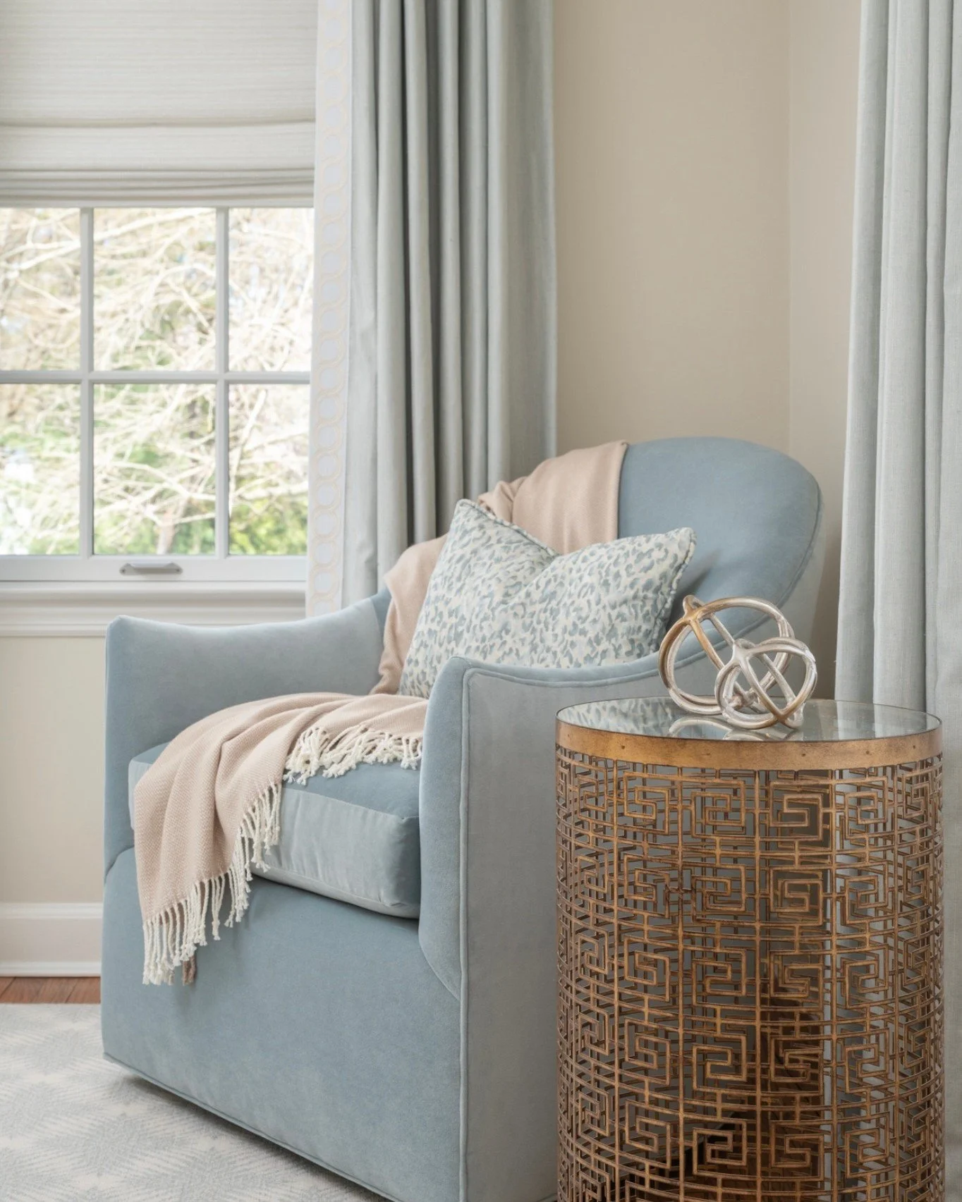 Cozy moments are made in the details&mdash;soft blues, layered textiles, and inviting seating designed for slow mornings, quiet conversations, and settling in just a little longer. 💙✨