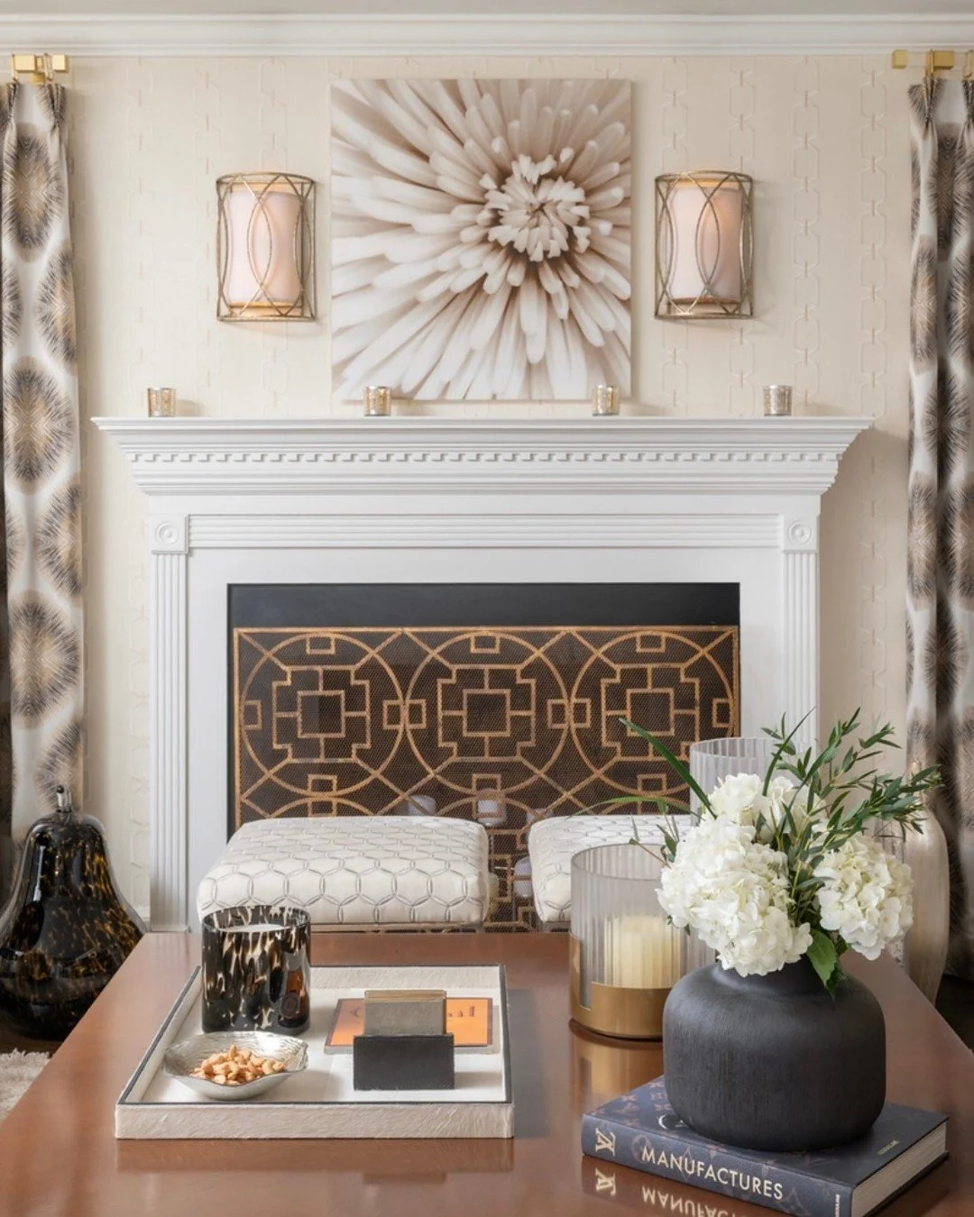 Designed for connection 🤍
In Kerith&rsquo;s living room, the fireplace becomes the heart of the home&mdash;layered with soft textures, warm tones, and thoughtful details that invite guests to gather, linger, and feel right at home.
📸: @timhillphoto