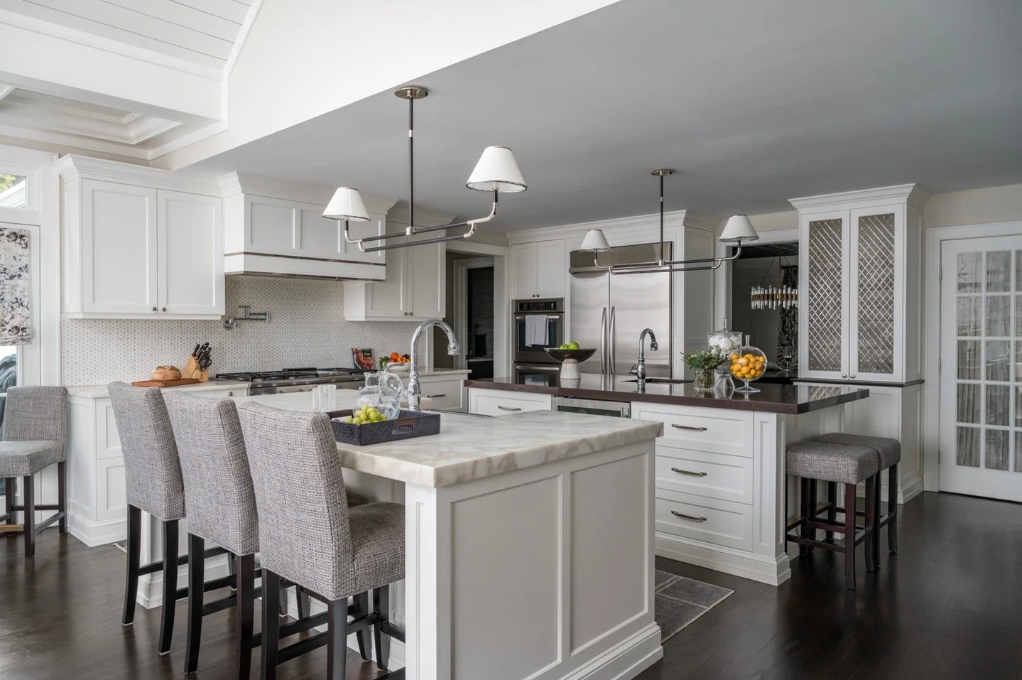 Next stop: the kitchen ✨
Designed as the true heart of Kerith&rsquo;s home, this space blends classic white cabinetry, layered lighting, and generous islands made for everyday living and effortless entertaining. Timeless, functional, and thoughtfully