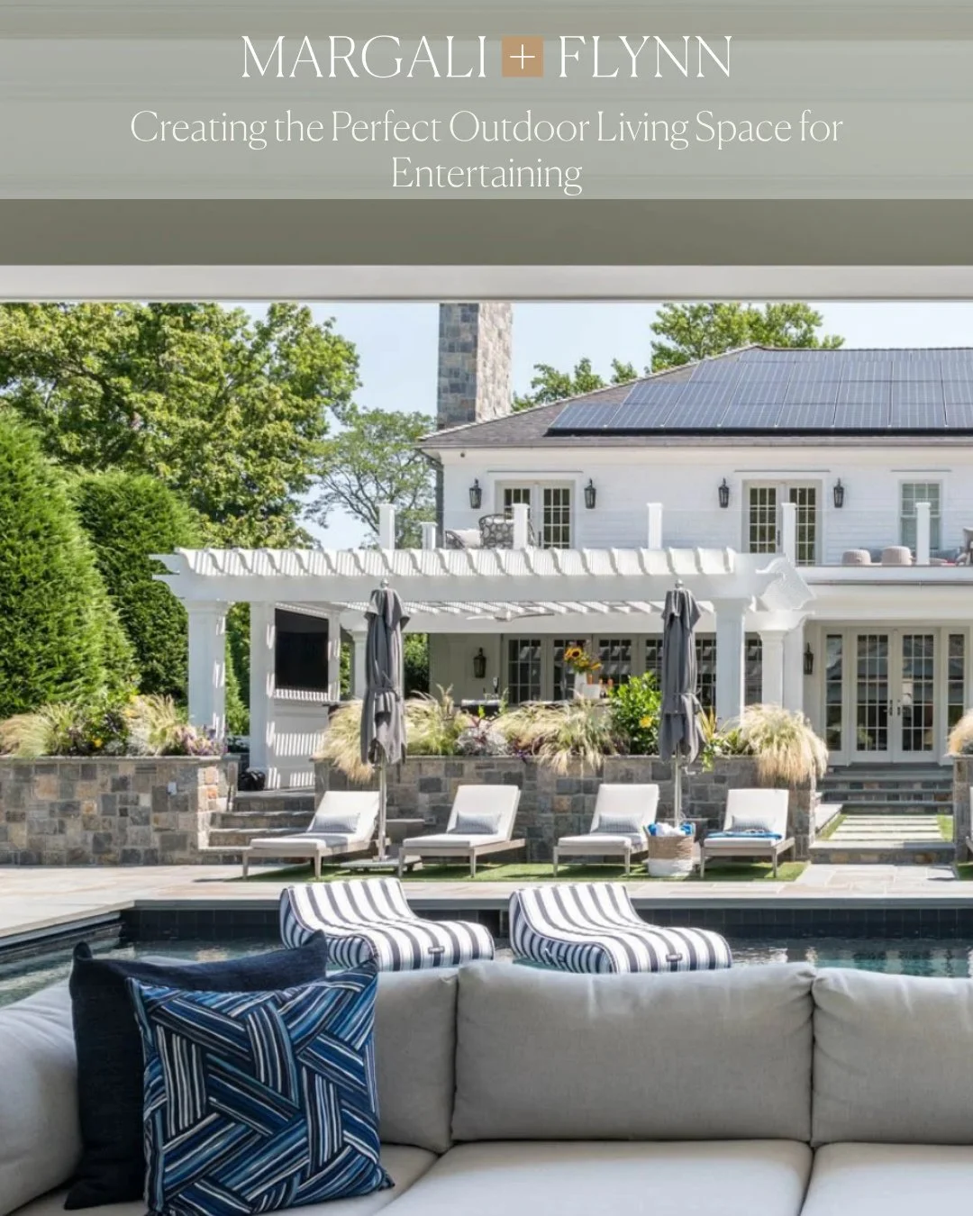 With summer right around the corner, it&rsquo;s the perfect time to reimagine your outdoor living space.☀️
Designed as a true extension of the home, this space creates a seamless flow from indoors to out&mdash;making entertaining feel effortless. We 