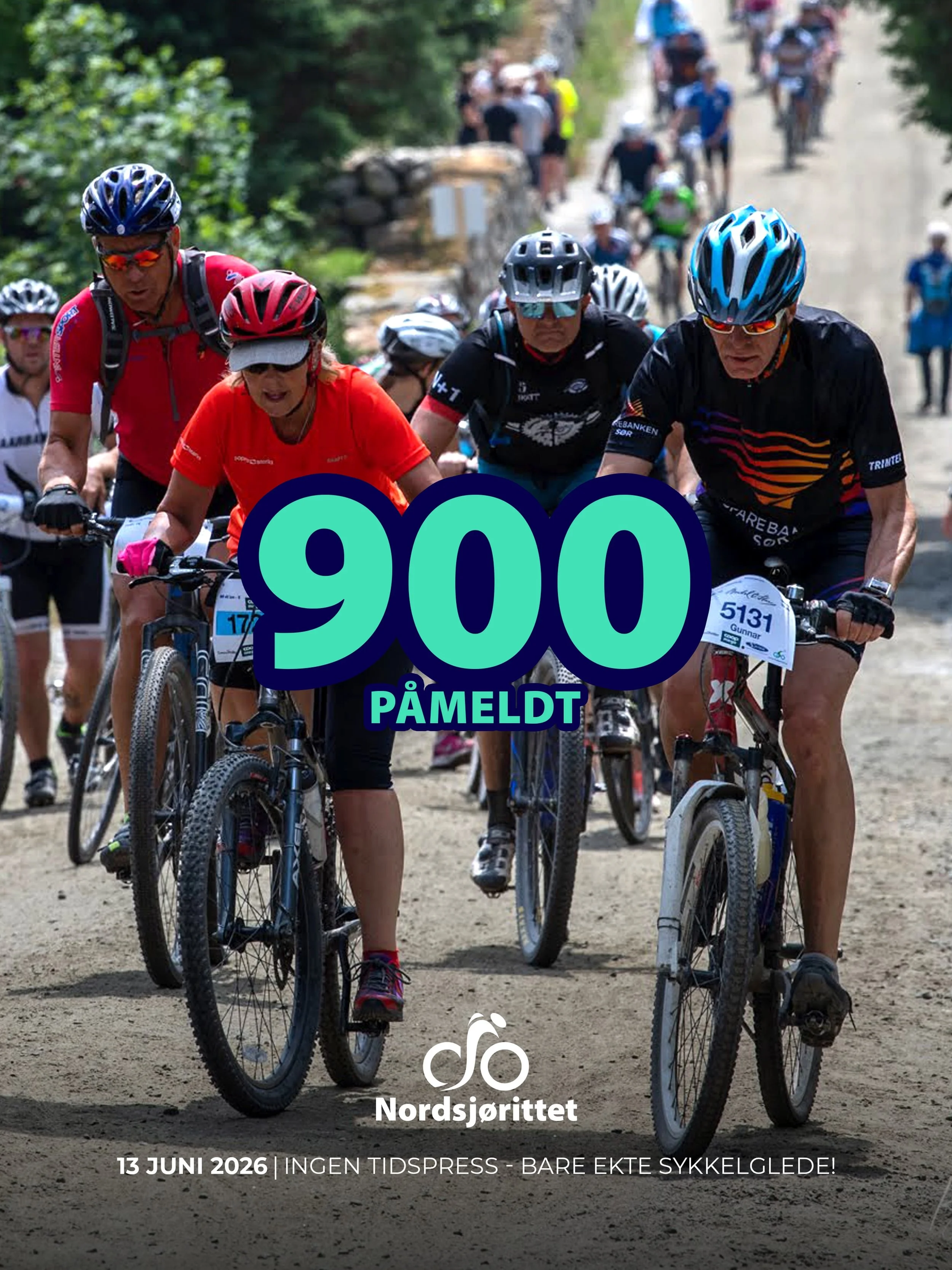 Vi lader opp til det som blir en festdag den 13.juni, og n&aring; er det over 900 av dere som tar den nydelige turen fra Egersund, Sandnes eller Stavanger😍

Enda ikke meldt deg p&aring;? Frykt ikke &ndash; P&aring;meldingslenke finner du som alltid 