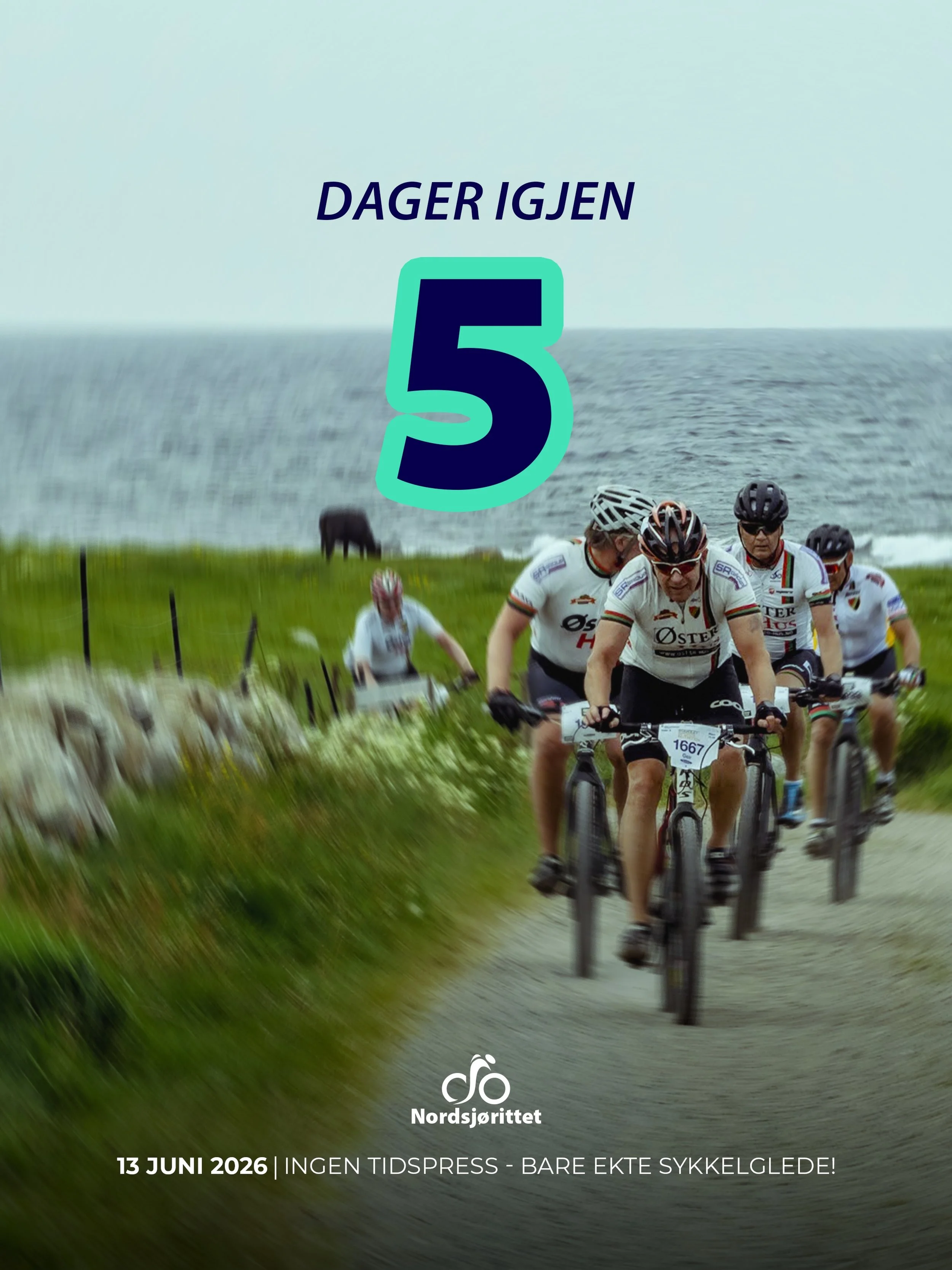 5 dager til vi ses p&aring; startstreken i Egersund, N&aelig;rb&oslash; eller Stavanger!🤩

Vi tilbyr tre distanser, som skal passe alle og enhver:

Egersund - Sandnes, 87km
N&aelig;rb&oslash; - Sandnes, 40km
Stavanger - Sandnes, 13km (Familierittet)