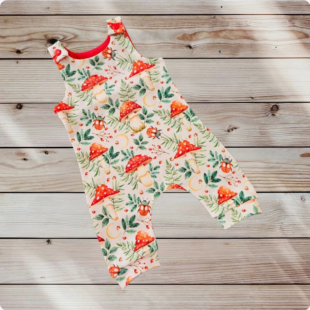 Cotton Jersey Romper - Forest Whispers *exclusive*