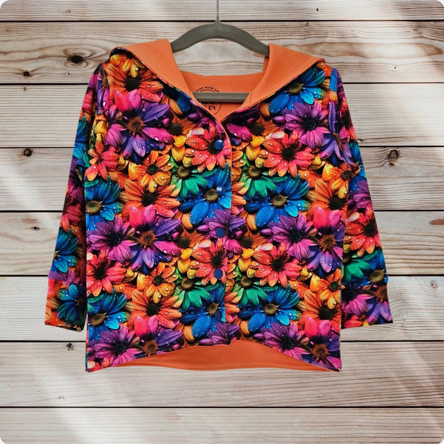 Hooded Jacket - Bright Floral