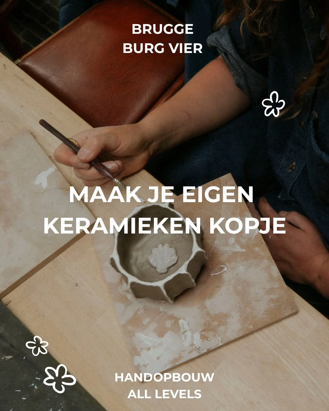 Het nieuwe jaar starten met een creatieve avond??

Jazekeeeeuuur! Allemaal welkom om je eigen keramieken kopje te gaan maken onder mijn begeleiding!

Je gaat uitleg krijgen over hoe je er aan begint, er zullen templates aanwezig zijn (das nieuw!) &am