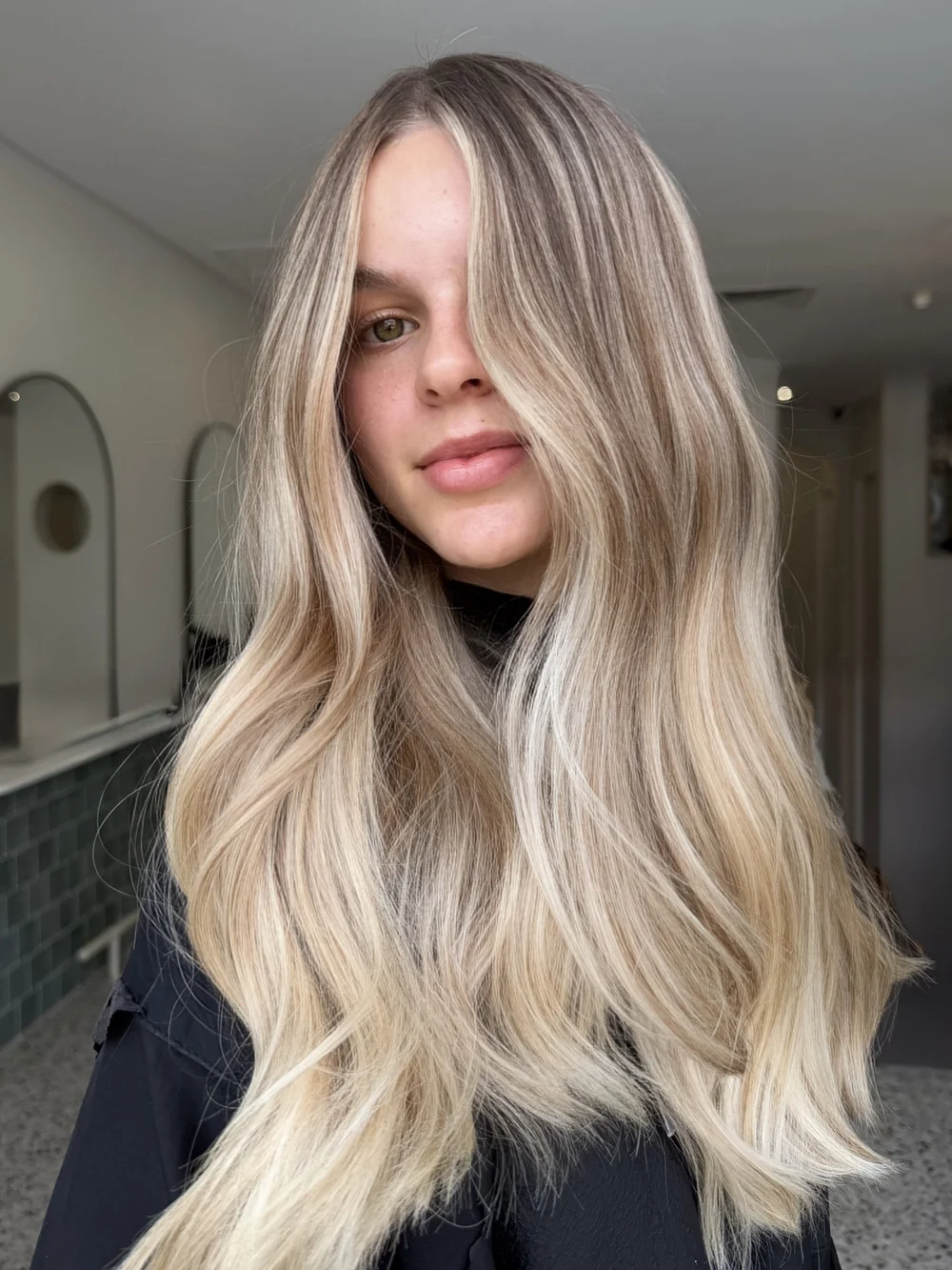 Blonde hair created at Studio REMMI