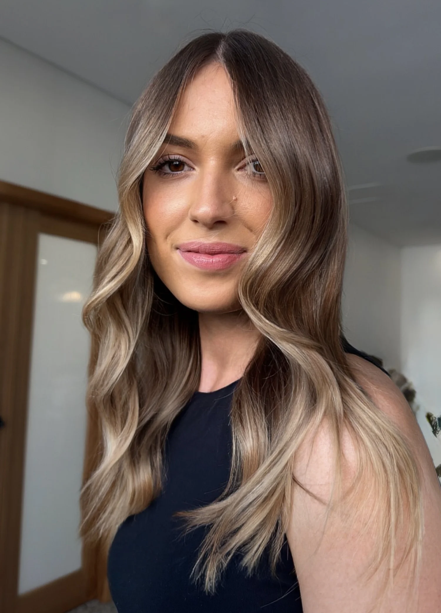Dimensional brunette hair by Studio REMMI