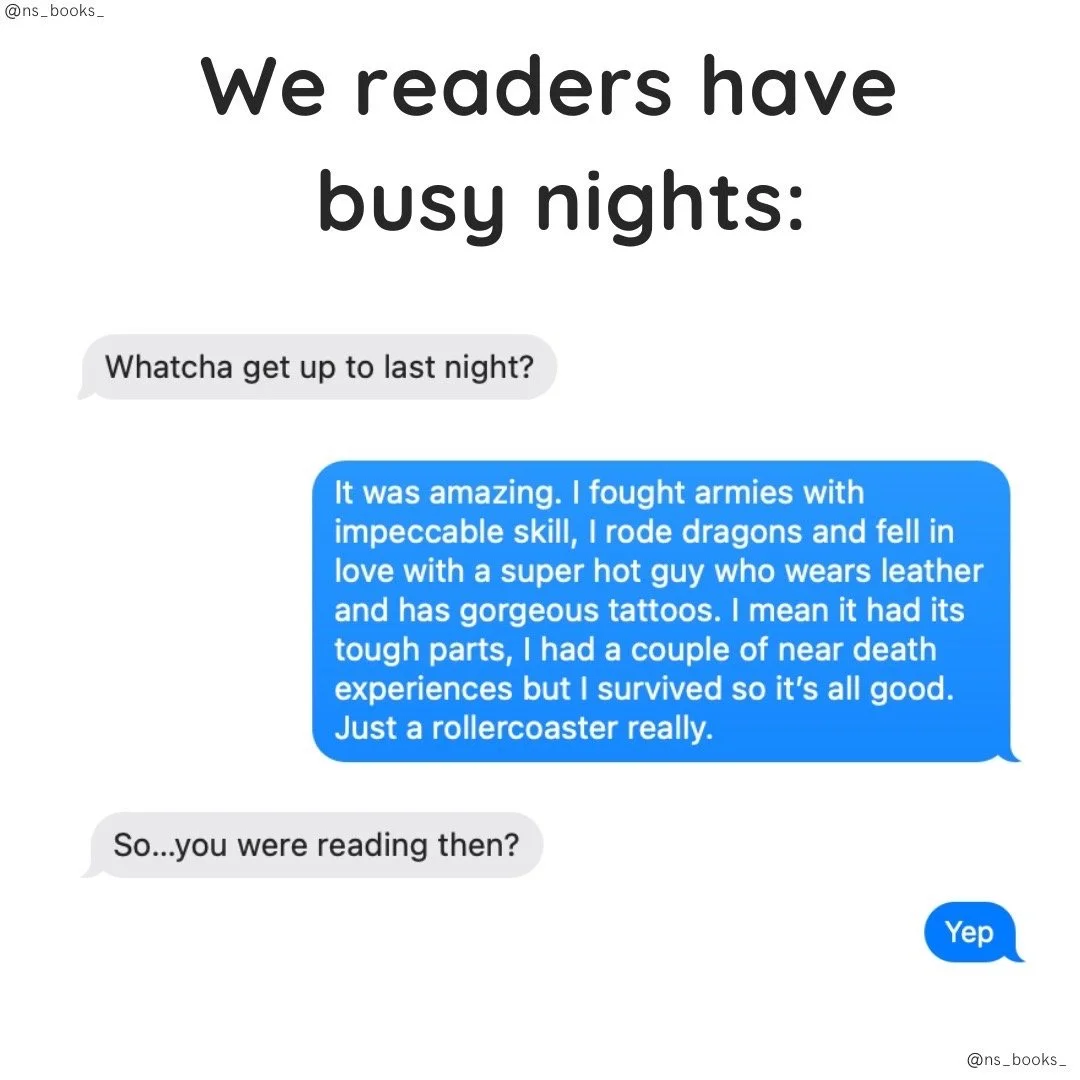 What can I say? I'm the life of the party.