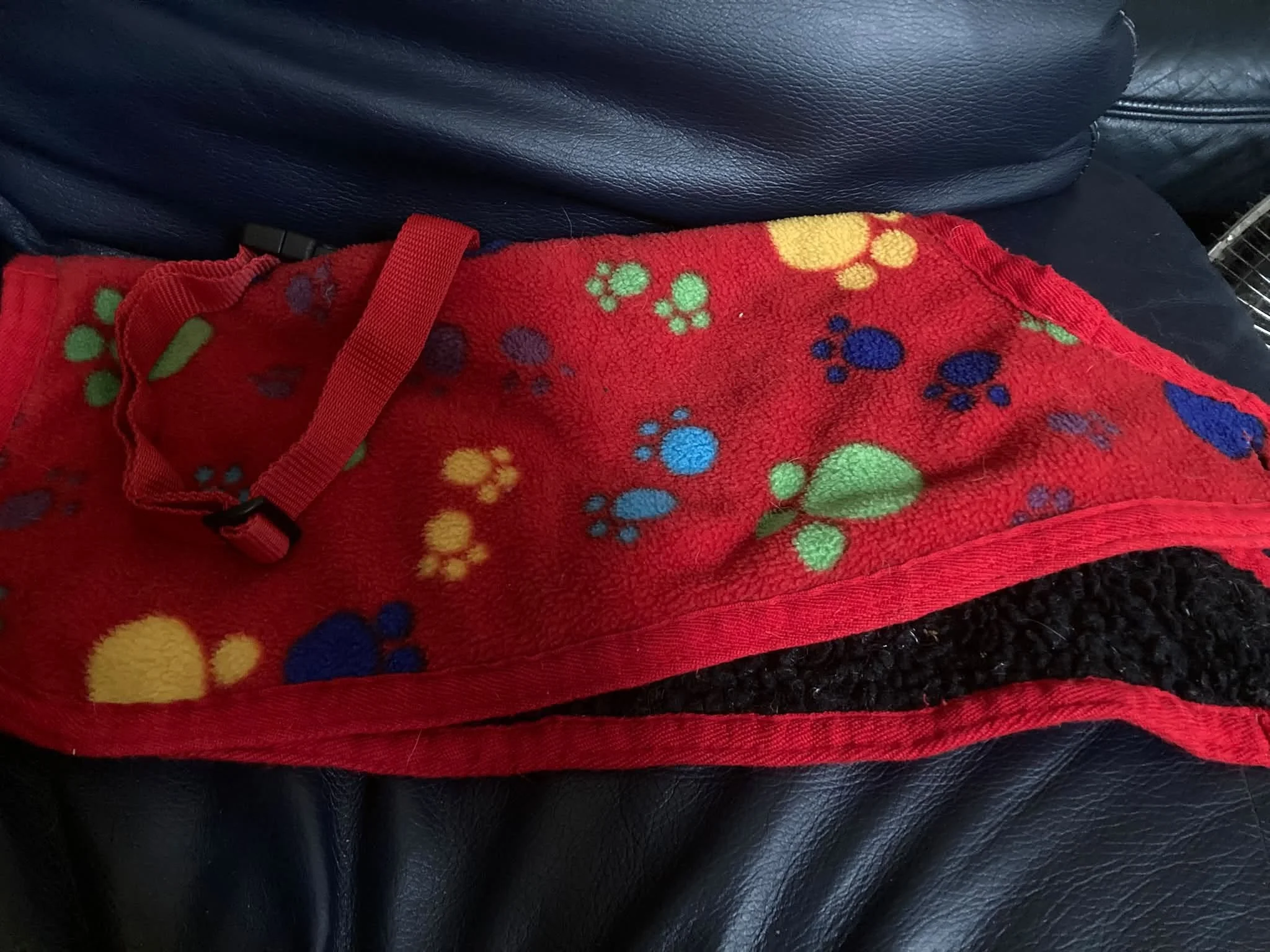 smallxs red coat, thick lined, handmade..jpg