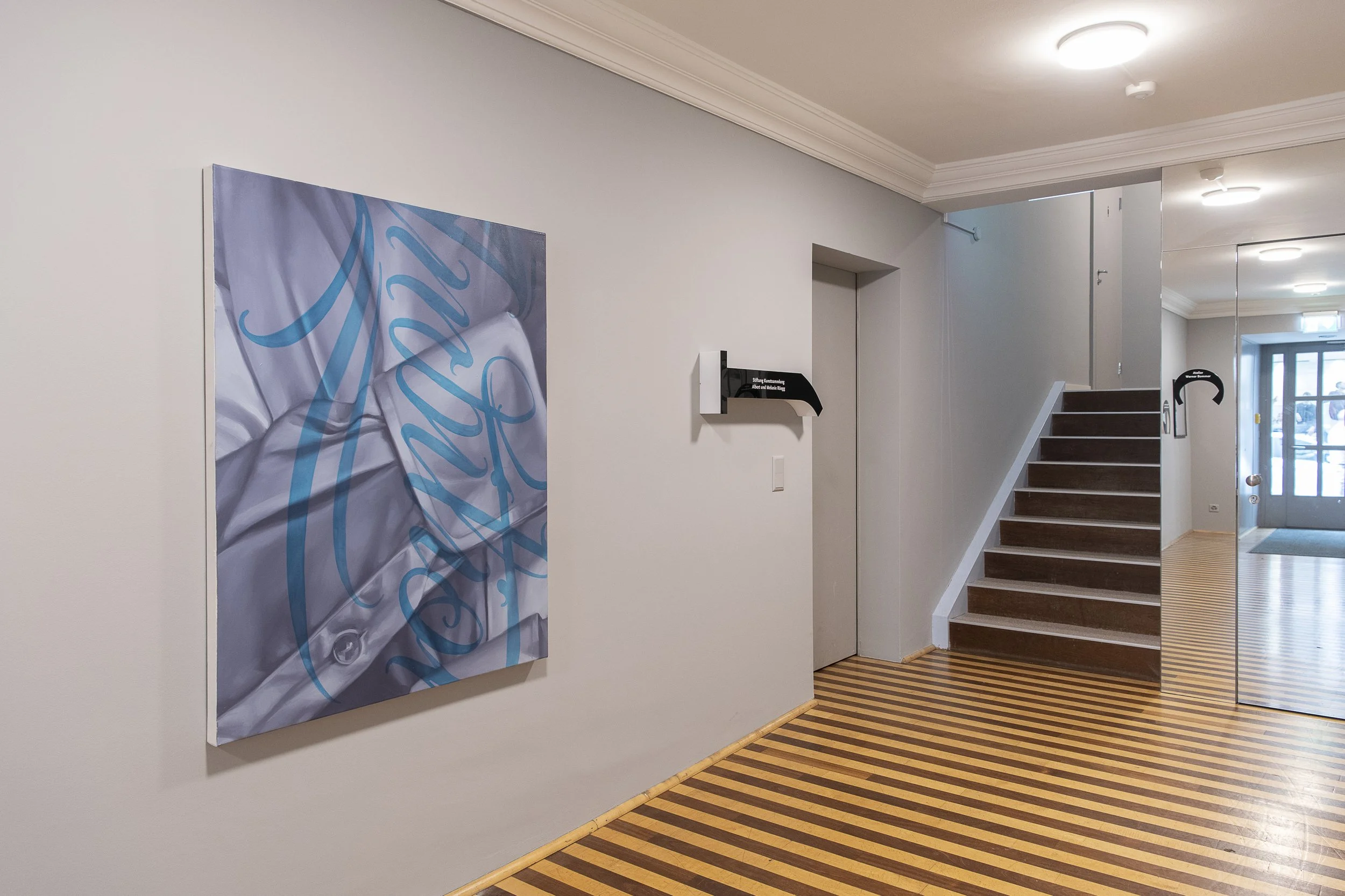 Installation View "Confession of Complicity" at Stiftung Rüegg, Zurich, CH