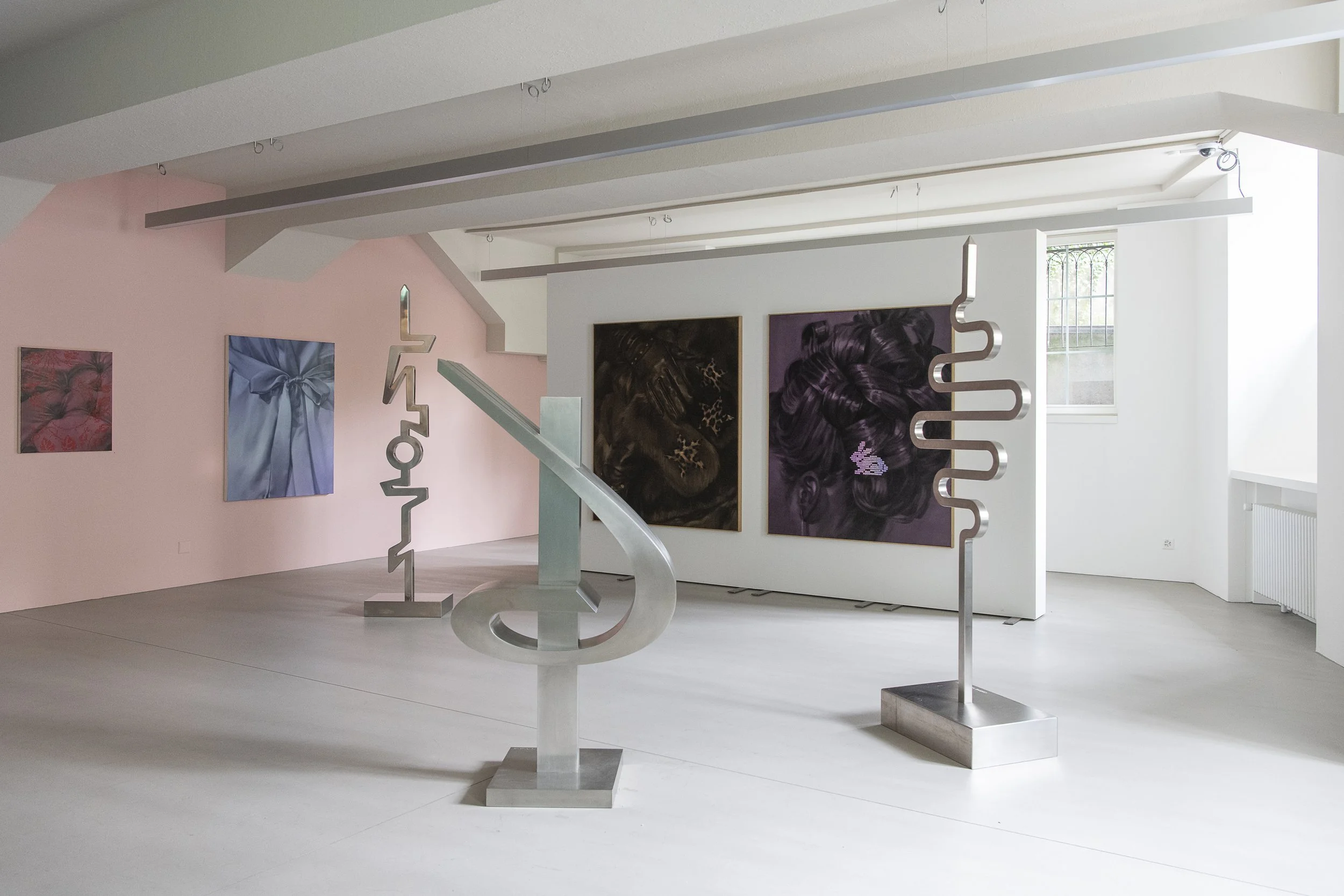 Installation View "Confession of Complicity" at Stiftung Rüegg, Zurich, CH