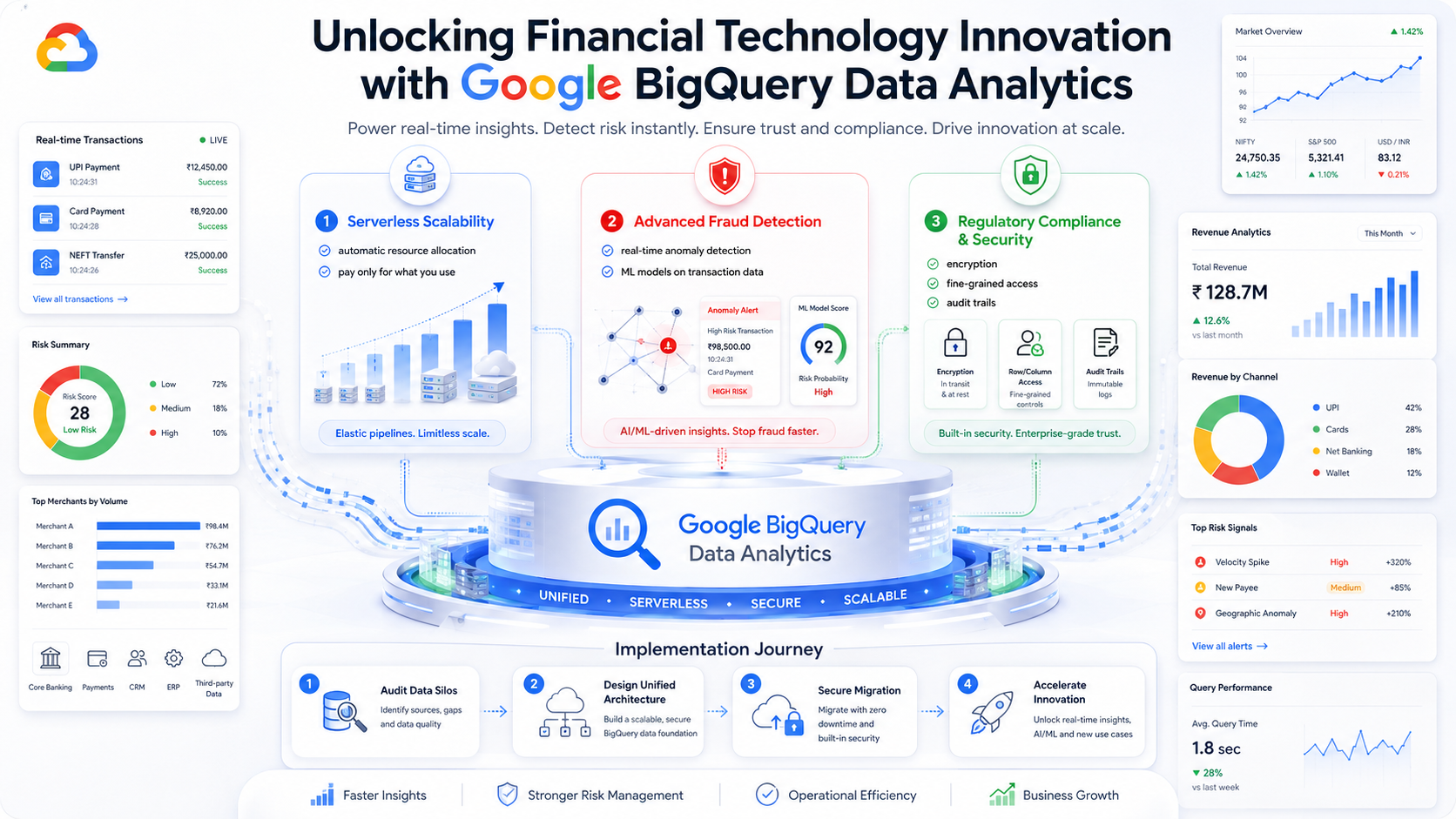 Unlocking Financial Technology Innovation with Google BigQuery Data Analytics