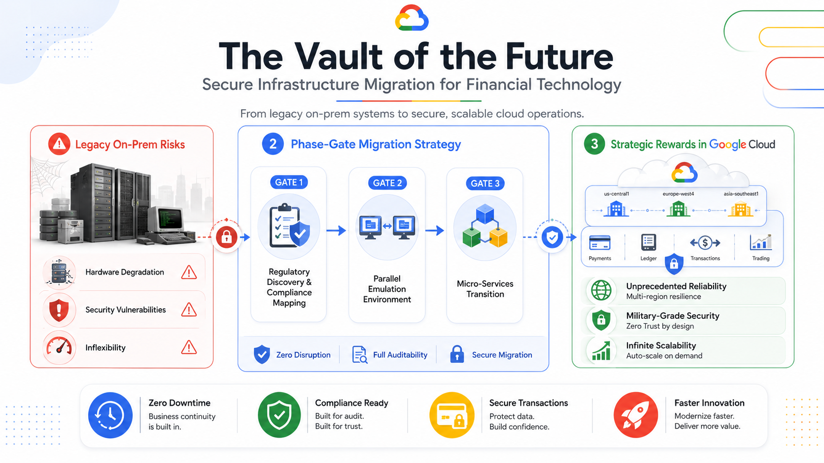 The Vault of the Future: Secure Infrastructure Migration for Financial Technology