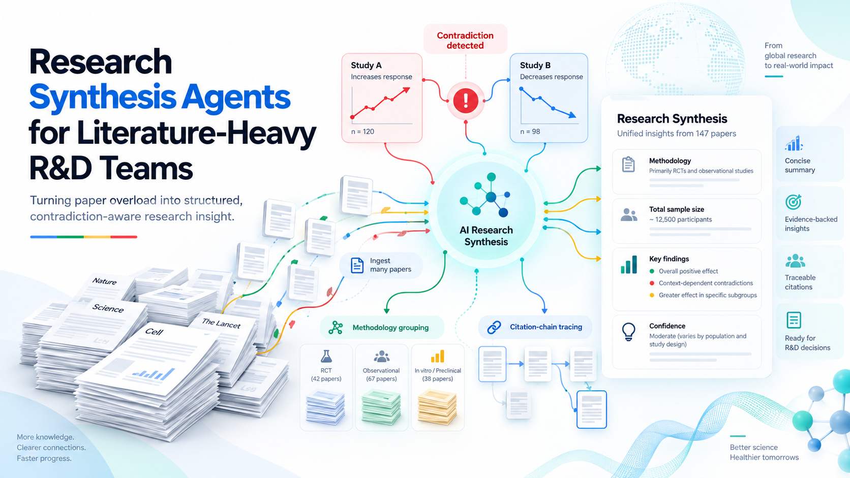Research Synthesis Agents for Literature-Heavy R&amp;D Teams