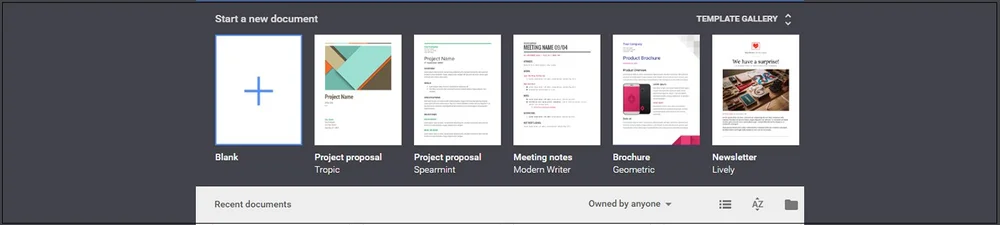 New custom templates in Google Drive..! — Evonence | Google Cloud Partner