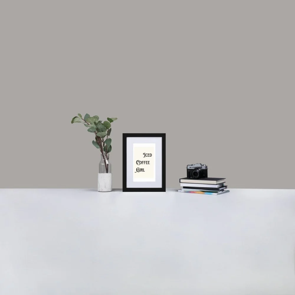 Coffee Sign Framed Poster