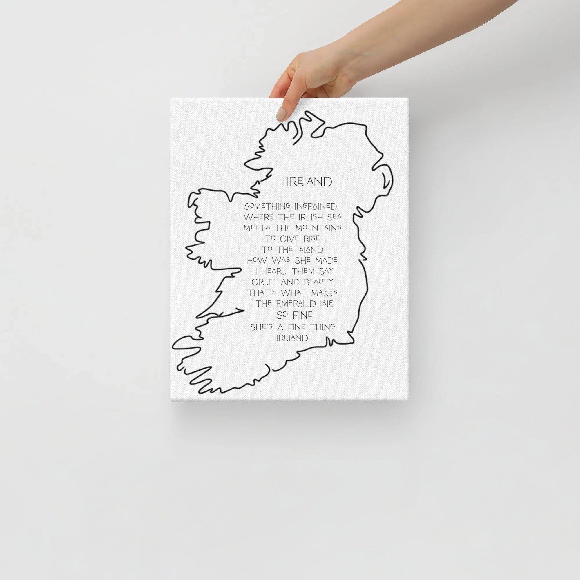 Ireland Poem Canvas (c) fpfcreative