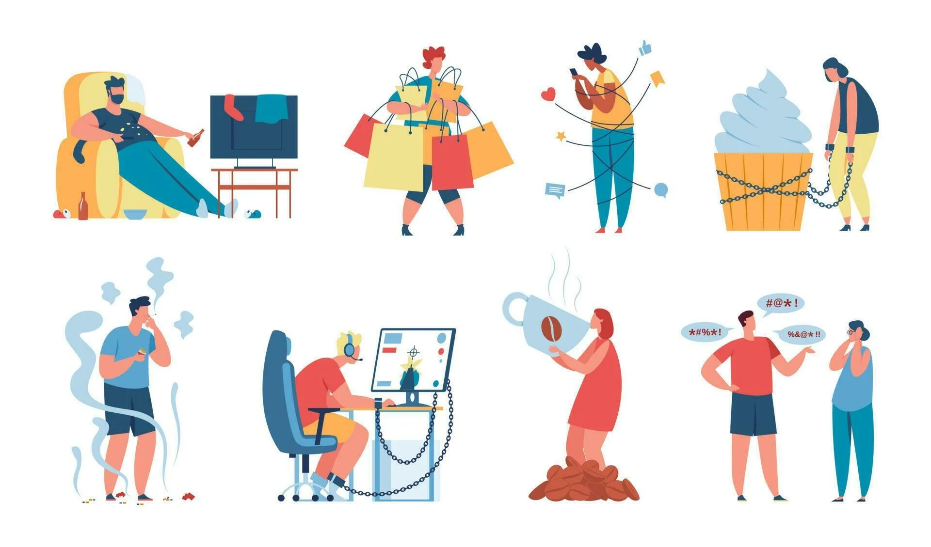 Habit or Addiction: How Do You Know When a Coping Behaviour Has Gone Too Far?