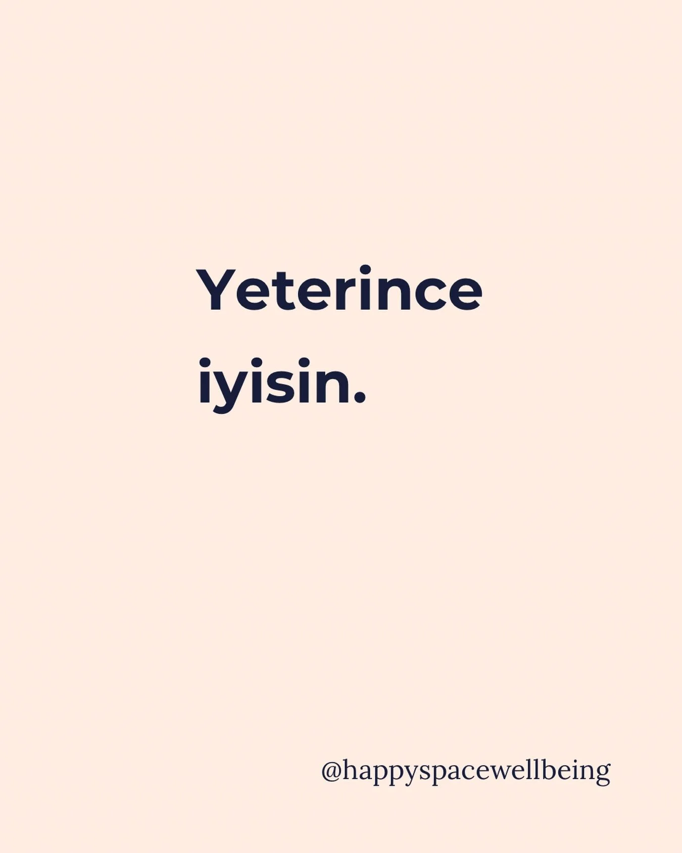 Yeterince iyi olmak, m&uuml;kemmel olmak demek değildir.
Her zaman g&uuml;&ccedil;l&uuml;, sakin ya da &uuml;retken olmak zorunda değilsin.🩵
 Bazen sadece elinden geleni yapmak, durup nefes almak ve kendine biraz daha nazik yaklaşmak yeterlidir.
Bug