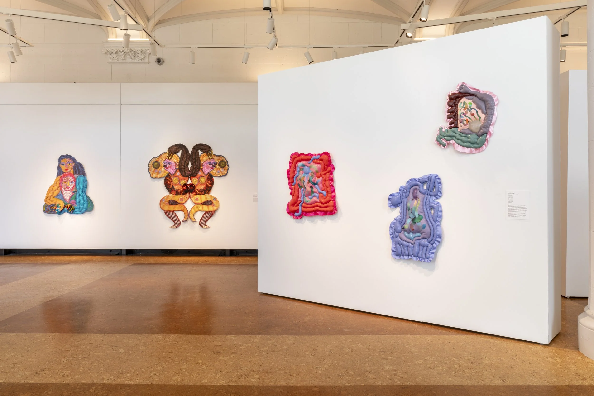 Installation views: "STUFFED", June 15-September 15, 2023, Boston University Art Galleries, Boston, MA. All artwork © the artists. Photography by Mel Taing.