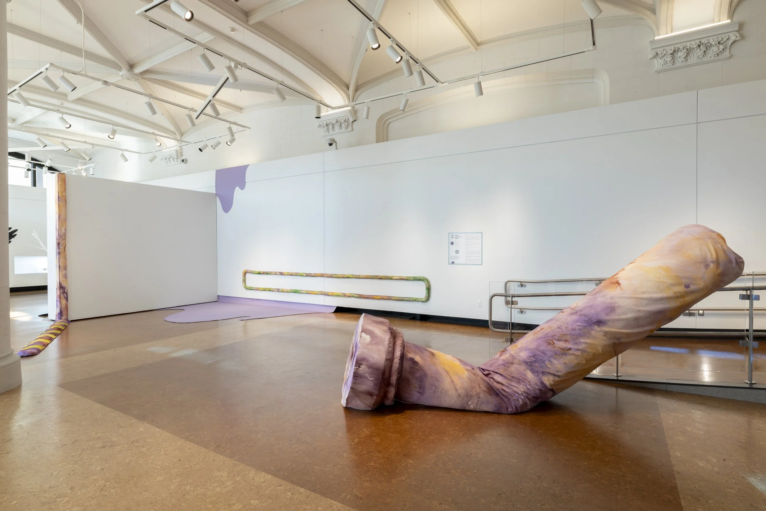 Installation views: "Painting&," January 18-March 8, 2024, Boston University Art Galleries, Boston, MA. All artwork © the artists. Photography by Mel Taing.