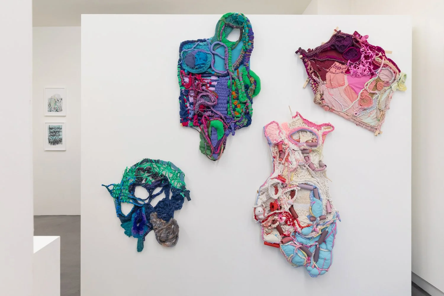 Installation view: "shape_shifting_support_systems," July 14 - August 27, 2022, Praise Shadows Art Gallery, Brookline, MA. All artwork © the artists. Photography by Dan Watkins for Praise Shadows Art Gallery.