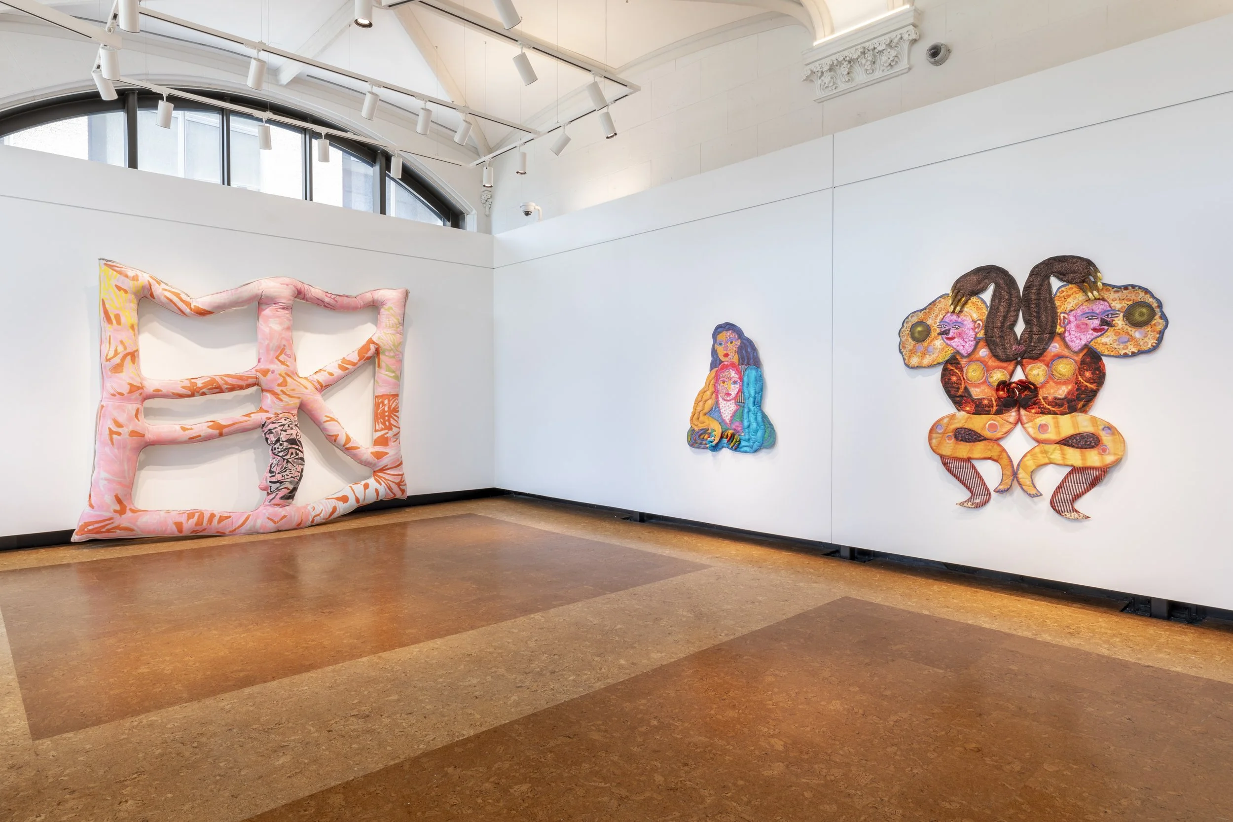 Installation views: "STUFFED", June 15-September 15, 2023, Boston University Art Galleries, Boston, MA. All artwork © the artists. Photography by Mel Taing.