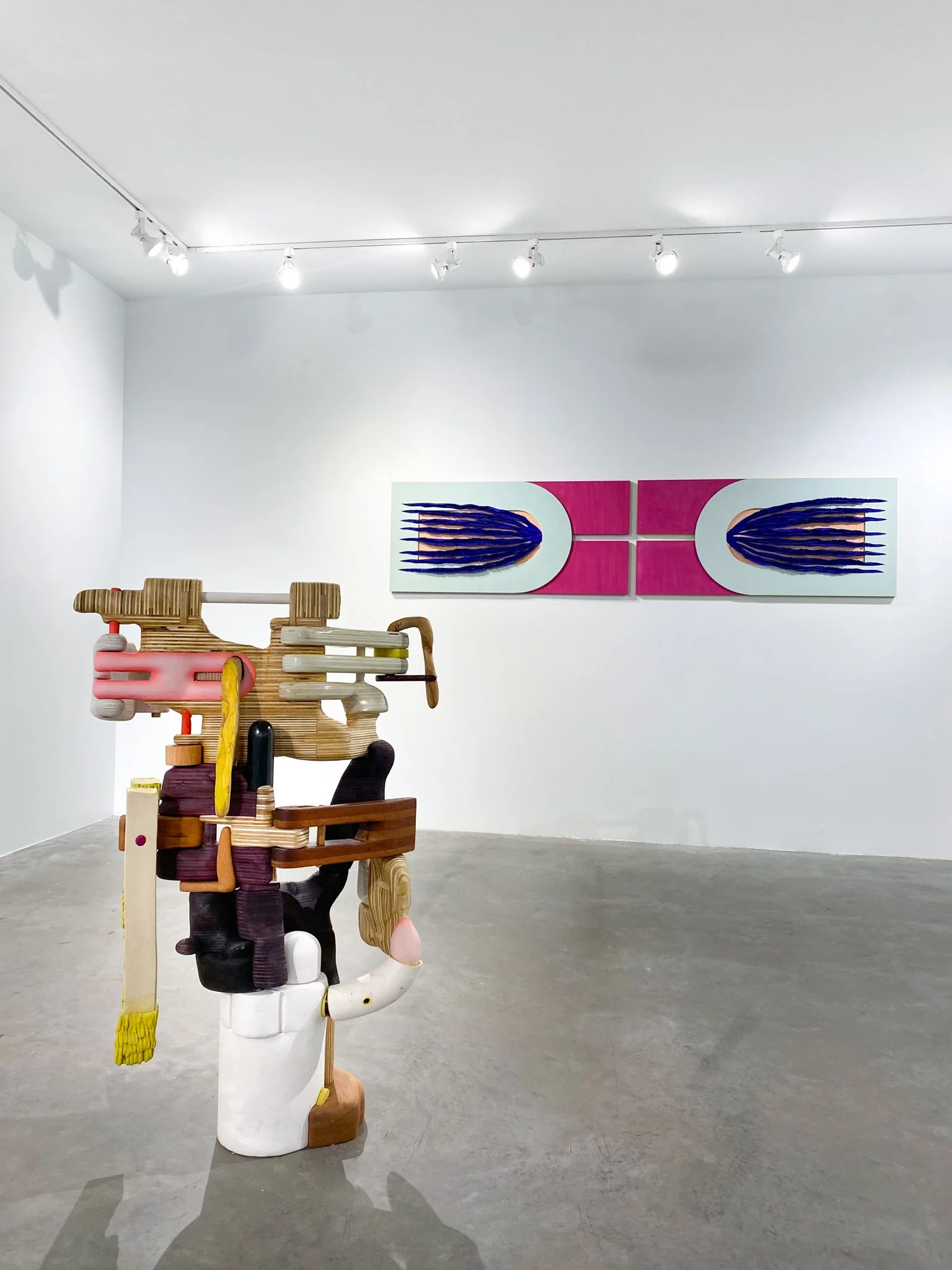 Installation view: "A Romance Of...", January 5-February 12, 2023, Abigail Ogilvy Gallery, Boston, MA. All artwork © the artists. Photography by Abigail Ogilvy Gallery.