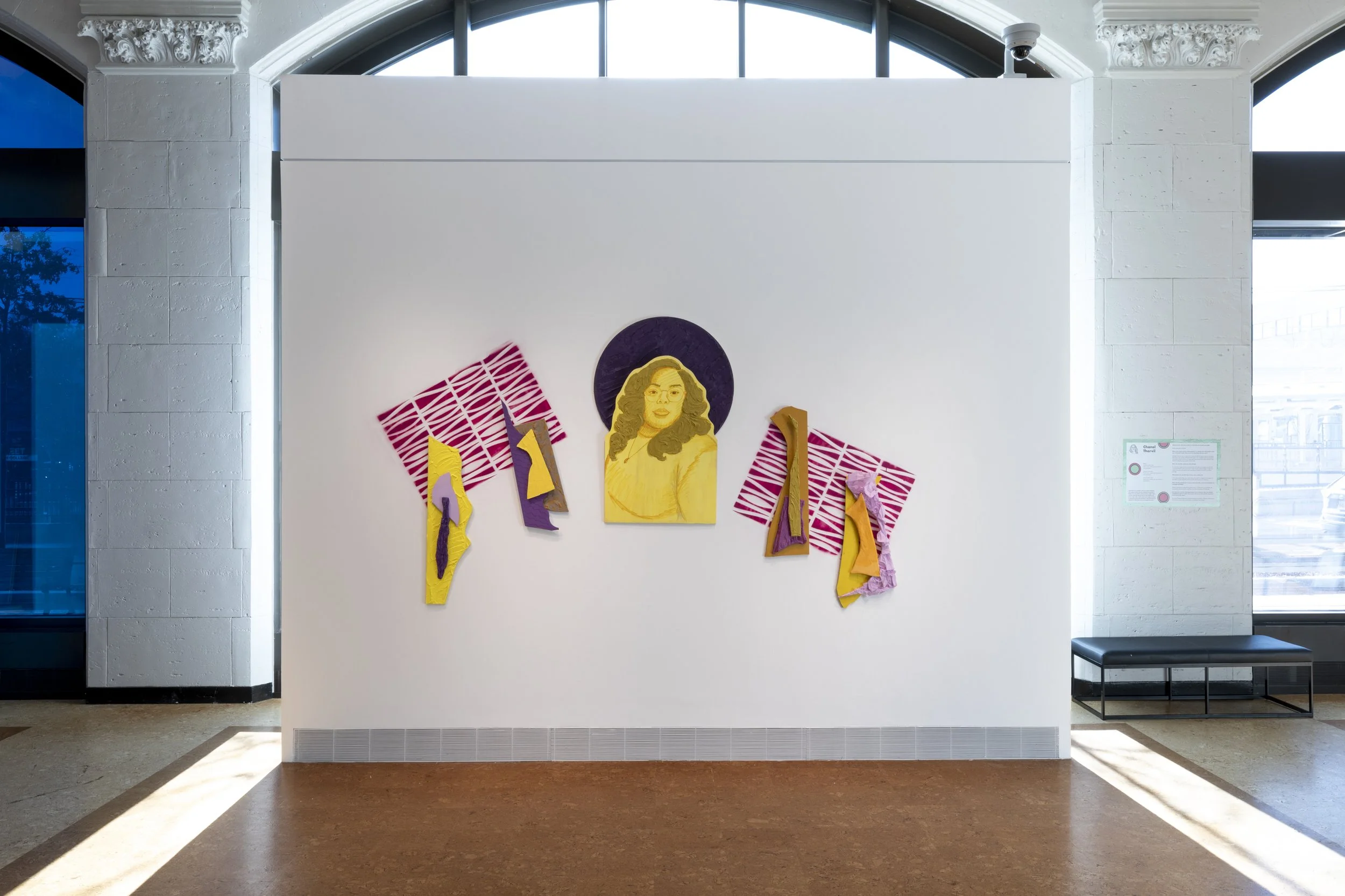 Installation views: "Painting&," January 18-March 8, 2024, Boston University Art Galleries, Boston, MA. All artwork © the artists. Photography by Mel Taing.