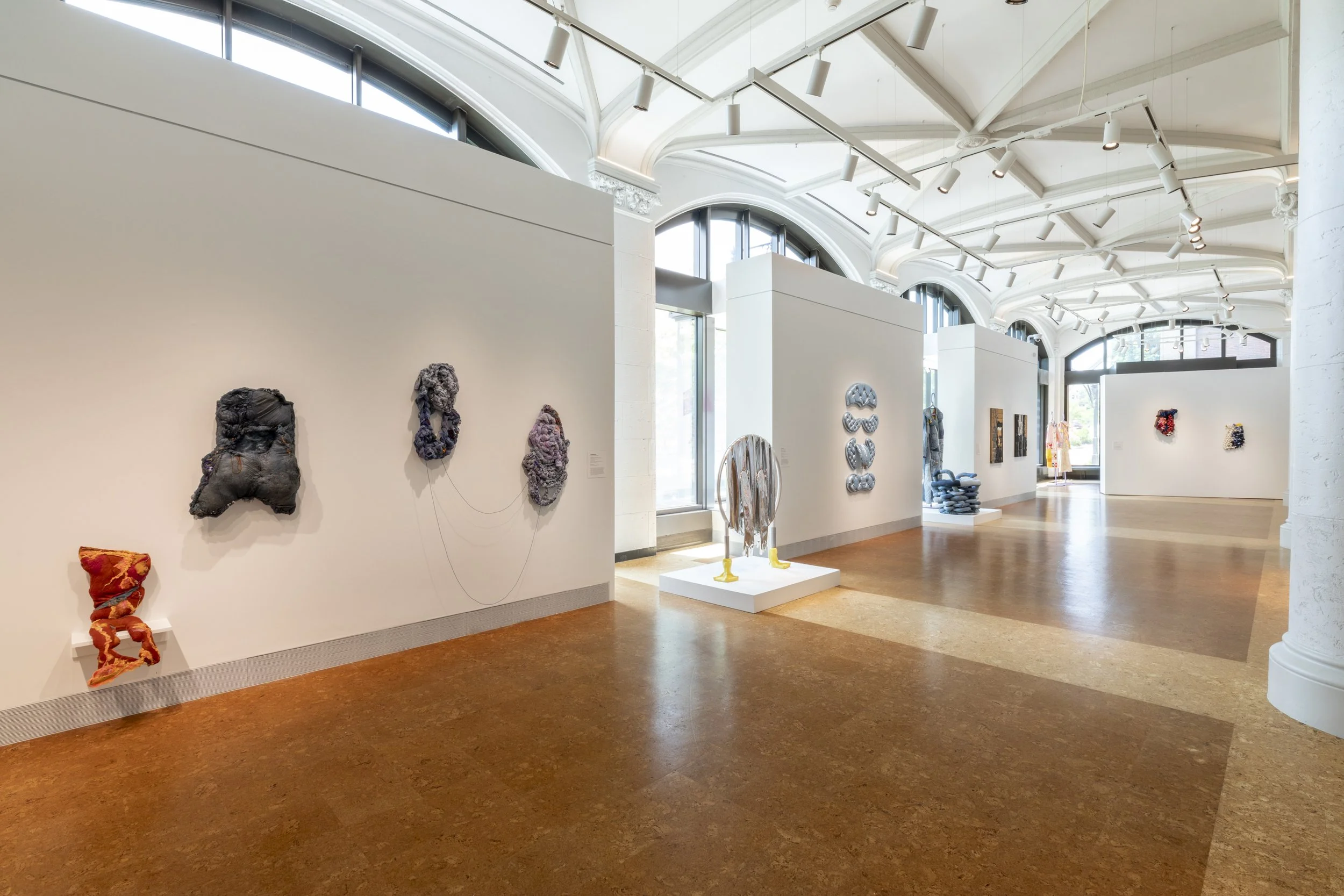 Installation views: "STUFFED", June 15-September 15, 2023, Boston University Art Galleries, Boston, MA. All artwork © the artists. Photography by Mel Taing.