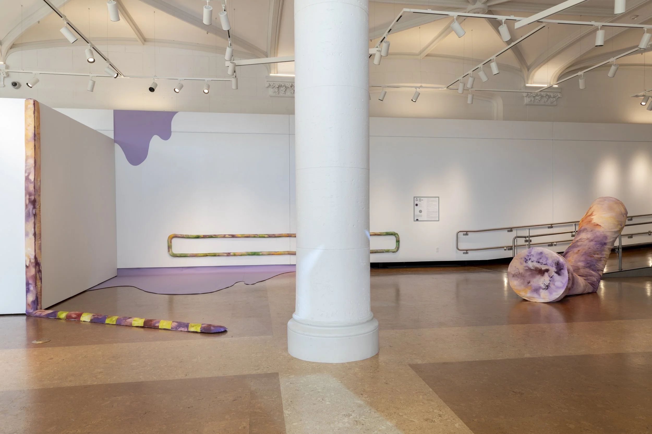 Installation views: "Painting&," January 18-March 8, 2024, Boston University Art Galleries, Boston, MA. All artwork © the artists. Photography by Mel Taing.