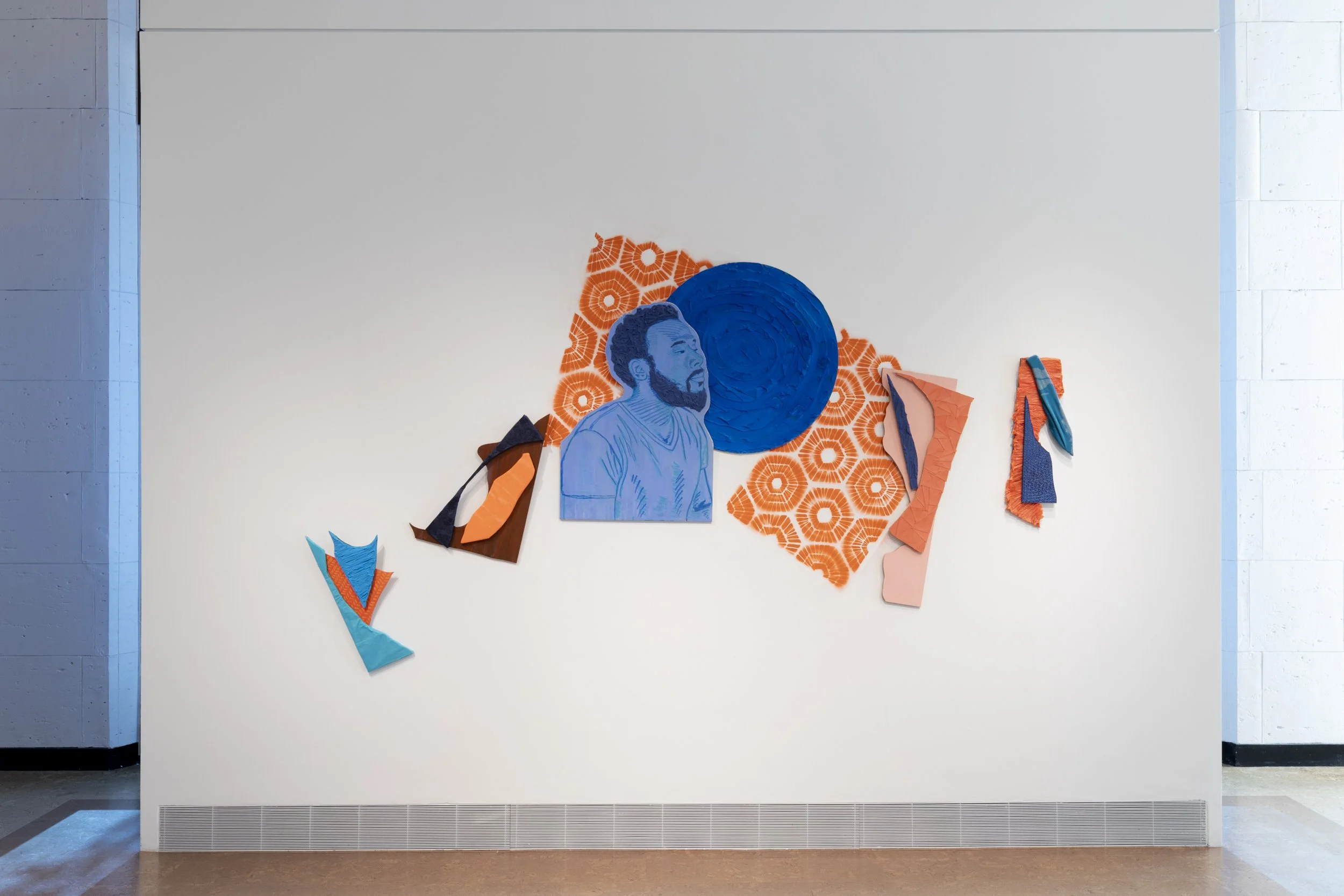 Installation views: "Painting&," January 18-March 8, 2024, Boston University Art Galleries, Boston, MA. All artwork © the artists. Photography by Mel Taing.