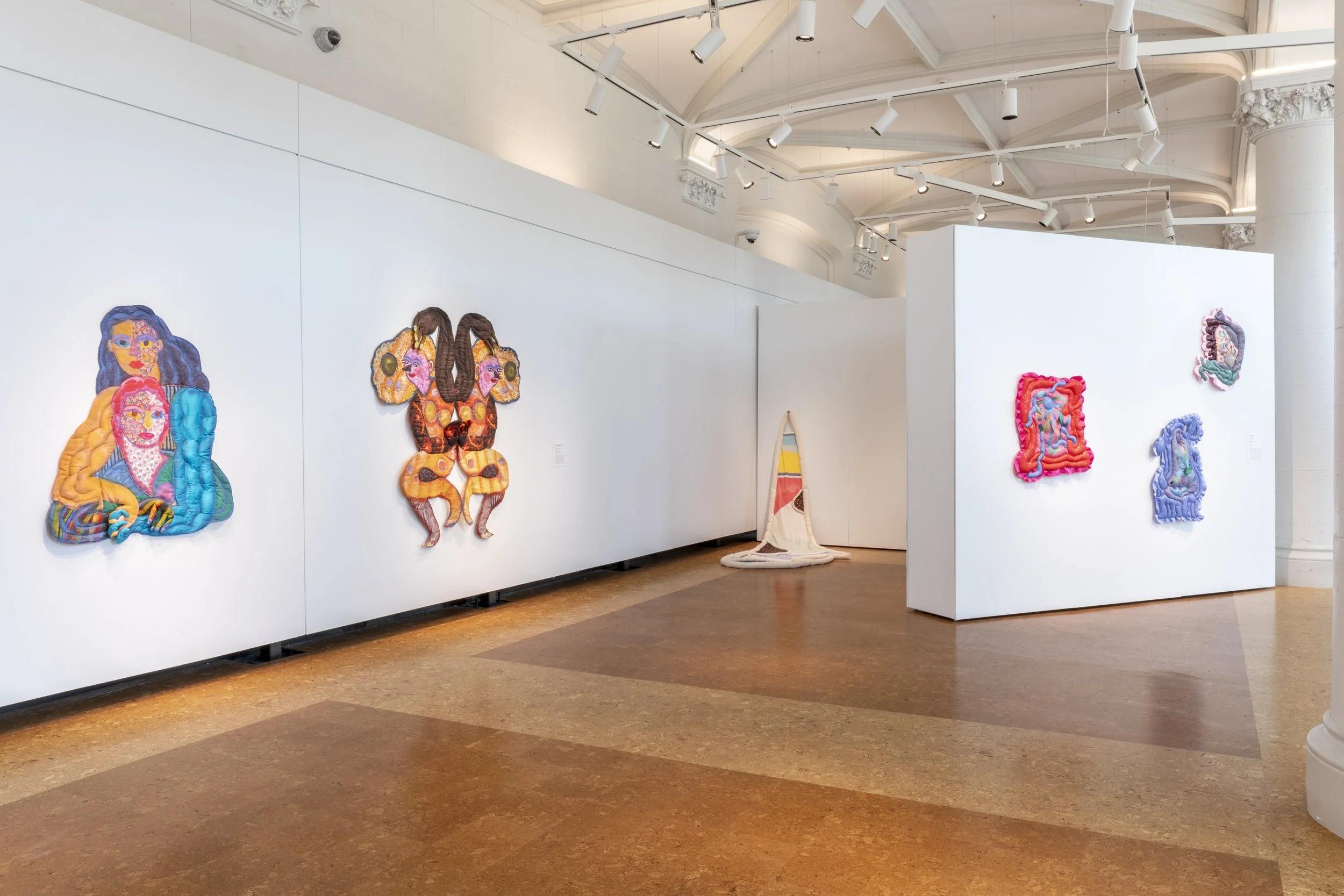 Installation views: "STUFFED", June 15-September 15, 2023, Boston University Art Galleries, Boston, MA. All artwork © the artists. Photography by Mel Taing.