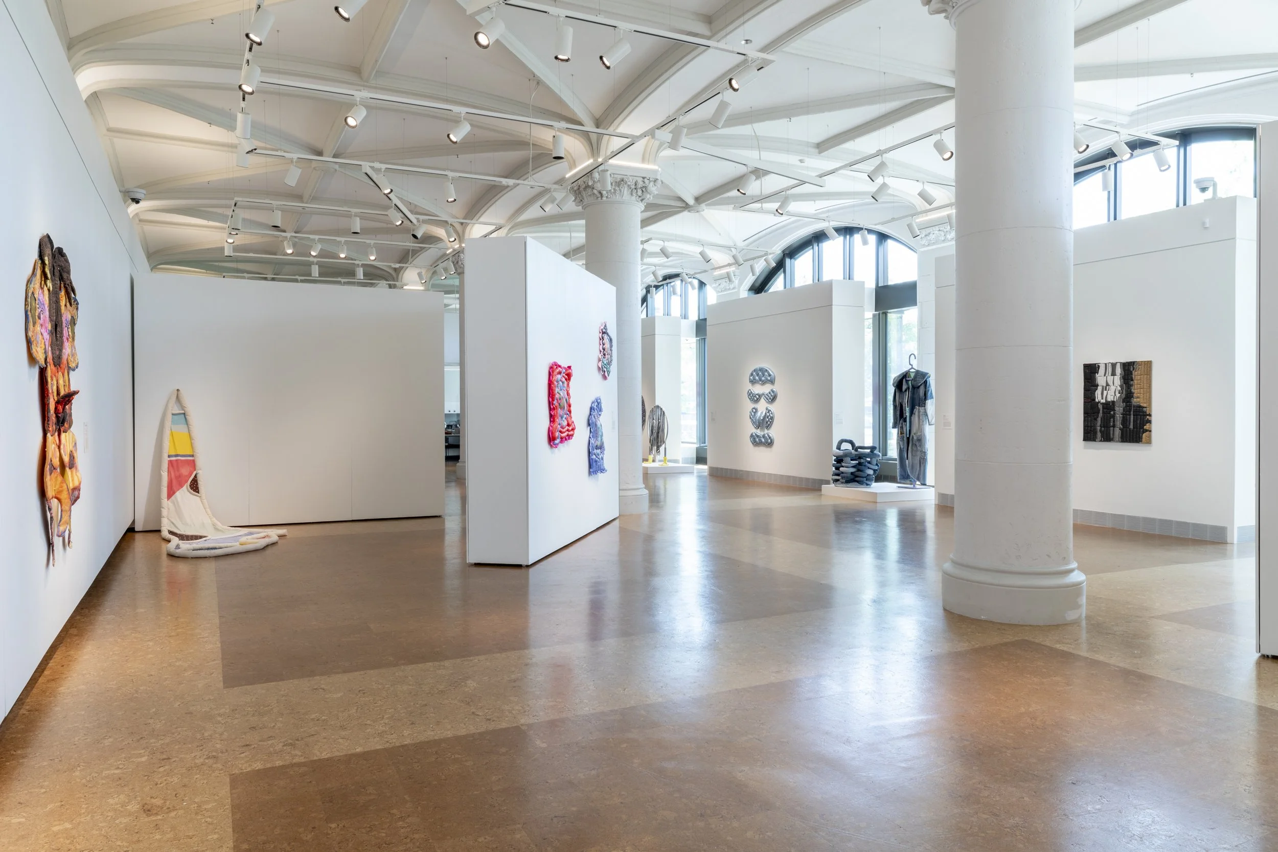 Installation views: "STUFFED", June 15-September 15, 2023, Boston University Art Galleries, Boston, MA. All artwork © the artists. Photography by Mel Taing.