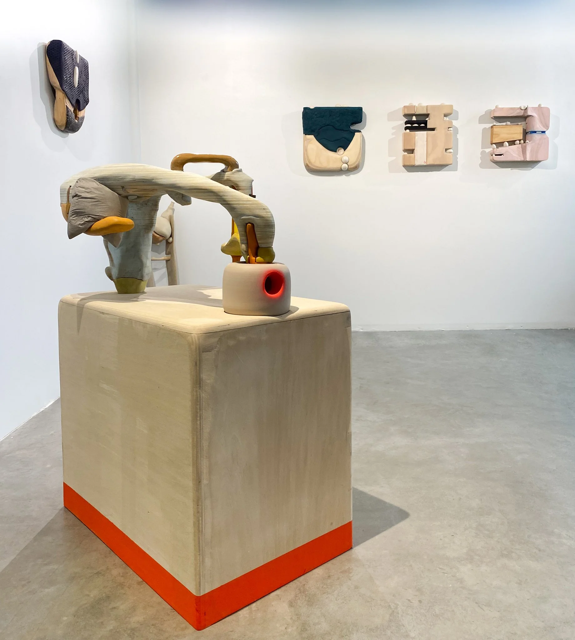 Installation view: "A Romance Of...", January 5-February 12, 2023, Abigail Ogilvy Gallery, Boston, MA. All artwork © the artists. Photography by Abigail Ogilvy Gallery.