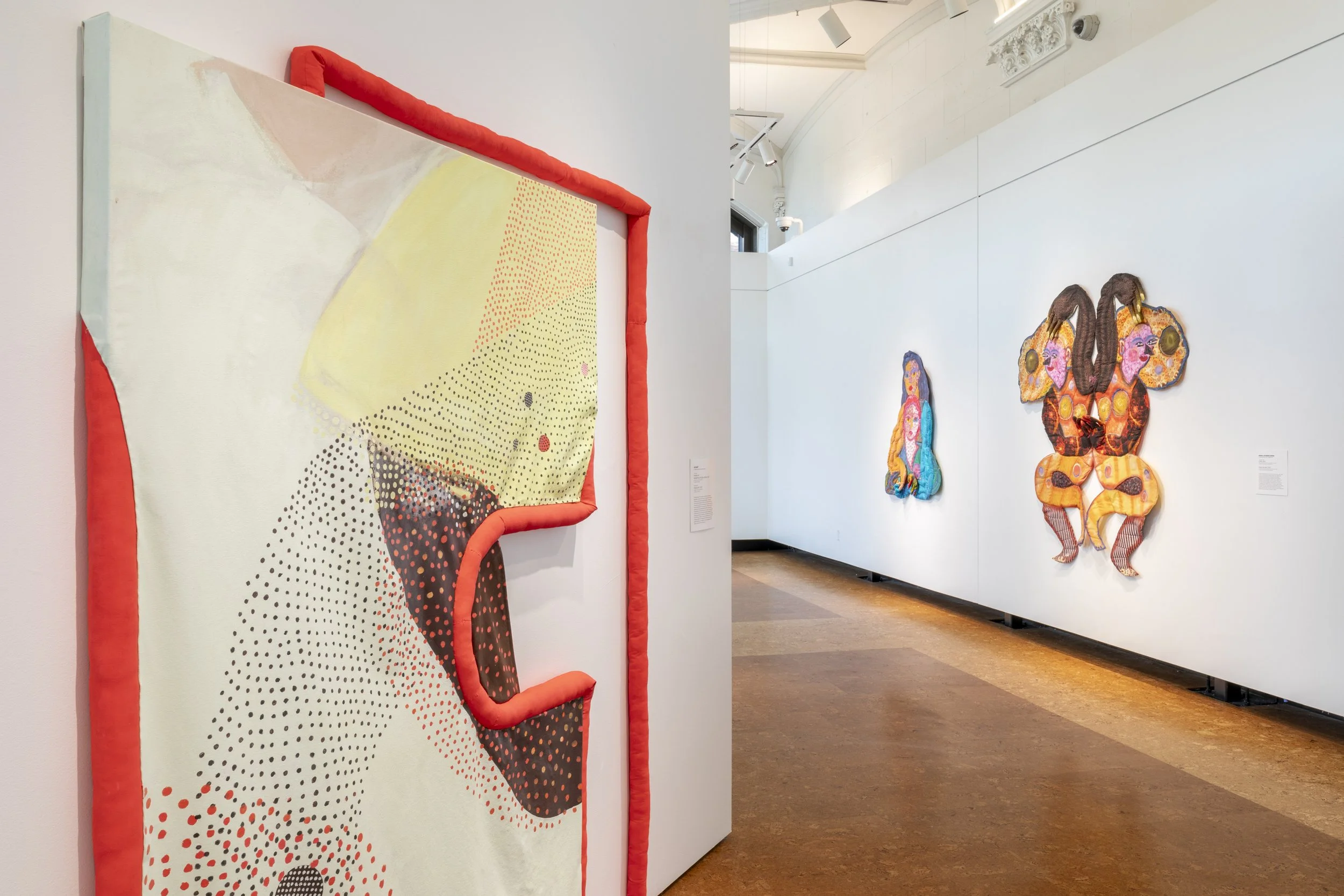 Installation views: "STUFFED", June 15-September 15, 2023, Boston University Art Galleries, Boston, MA. All artwork © the artists. Photography by Mel Taing.