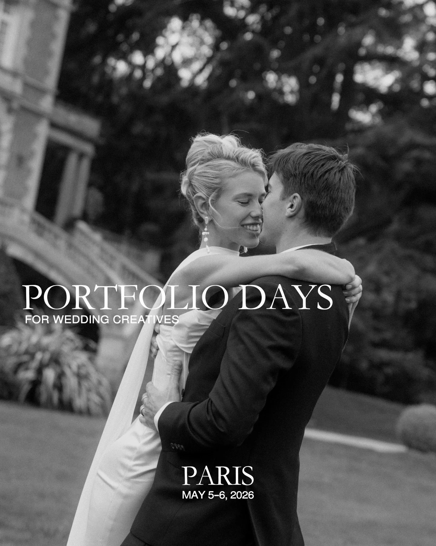 PORTFOLIO DAYS PARIS 🇫🇷
05-06th May 2026

Two days in Paris designed to elevate your portfolio with intention.
4 curated shoots (Paris city + luxury hotel), 2 elopements + 2 editorials, high-fashion bridal looks, a vintage car, sweets &amp; drinks 