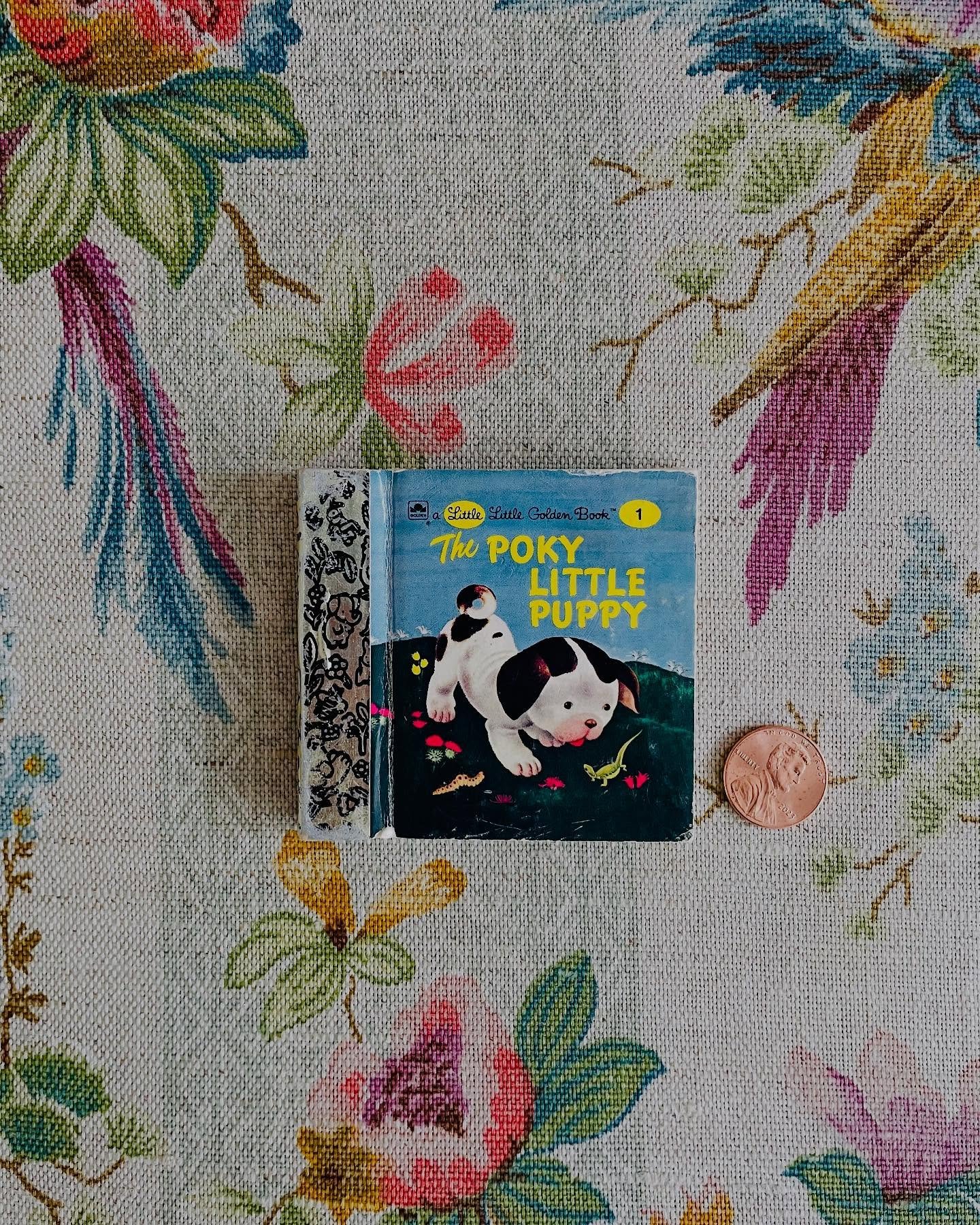 We sell used tiny books, too :) This golden book is 2.75&rdquo; x 2.75&rdquo;📔 We also buy used tiny books! Email us for more info! 

Have you had a good experience ordering from The Little Tiny Bookshop? Please spread the word! Every sale matters!
