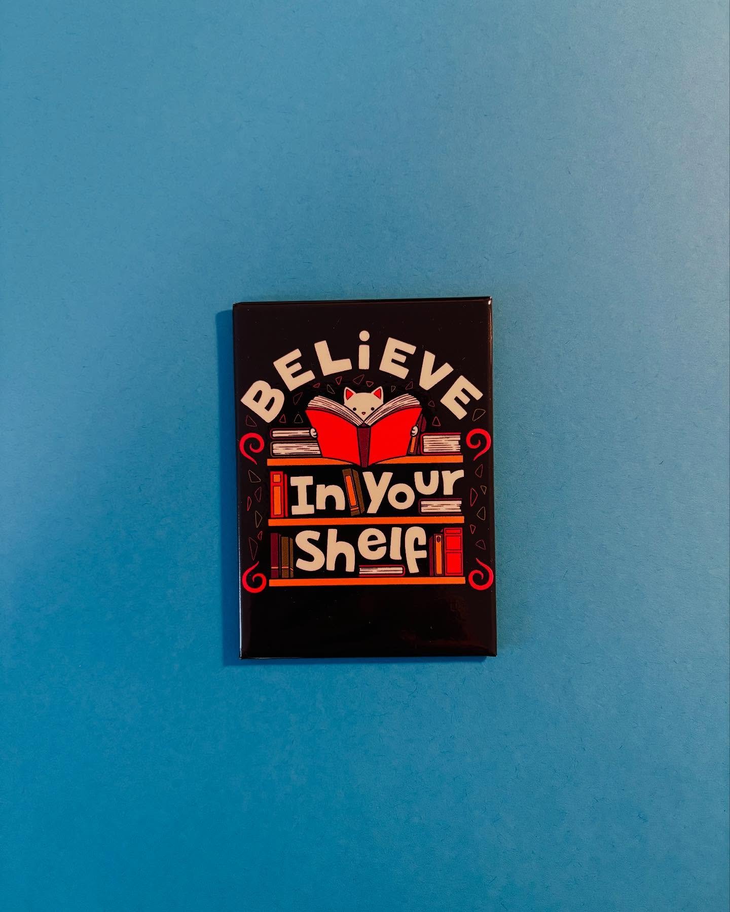 BELIEVE IN YOUR SHELF! New magnets in stock! The Little Tiny Bookshop has lots of little things, but also lots of little bookish things :)

The mini shop is open! 11AM -7PM today! We are located in the hallway of our sister store Manga Manga - 5908 H