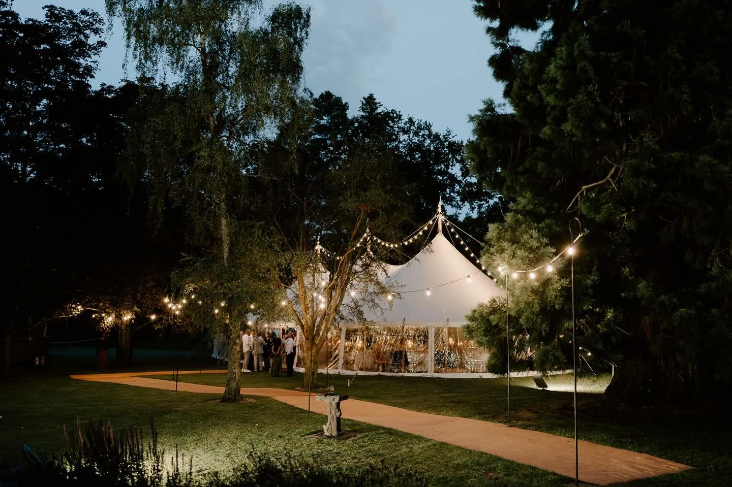 Some weddings feel magical.
This one felt intentional. 

A secluded garden ceremony, warm light woven through the trees, florals that felt as though they grew exactly where they were meant to be and a celebration designed entirely around the two of t