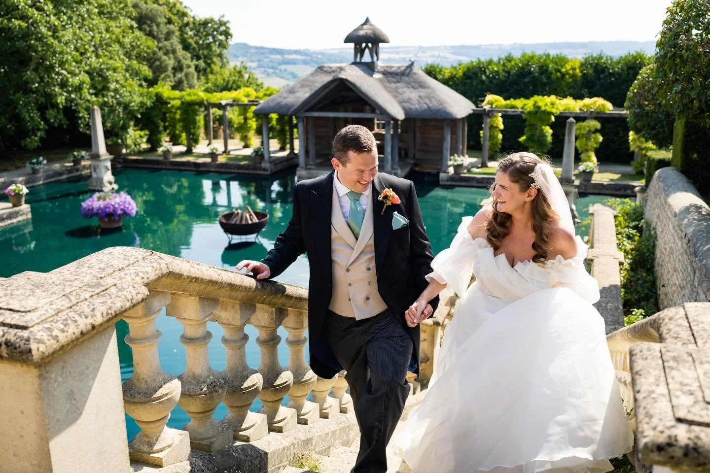 Seeing the gorgeous images from a certain Mr Whitehall&rsquo;s wedding has me remembering this magical day for H&amp;T, also at the stunning @euridge_ 

What a beautiful weekend it was, and the August sunshine delivered a weekend of Italian-esque war