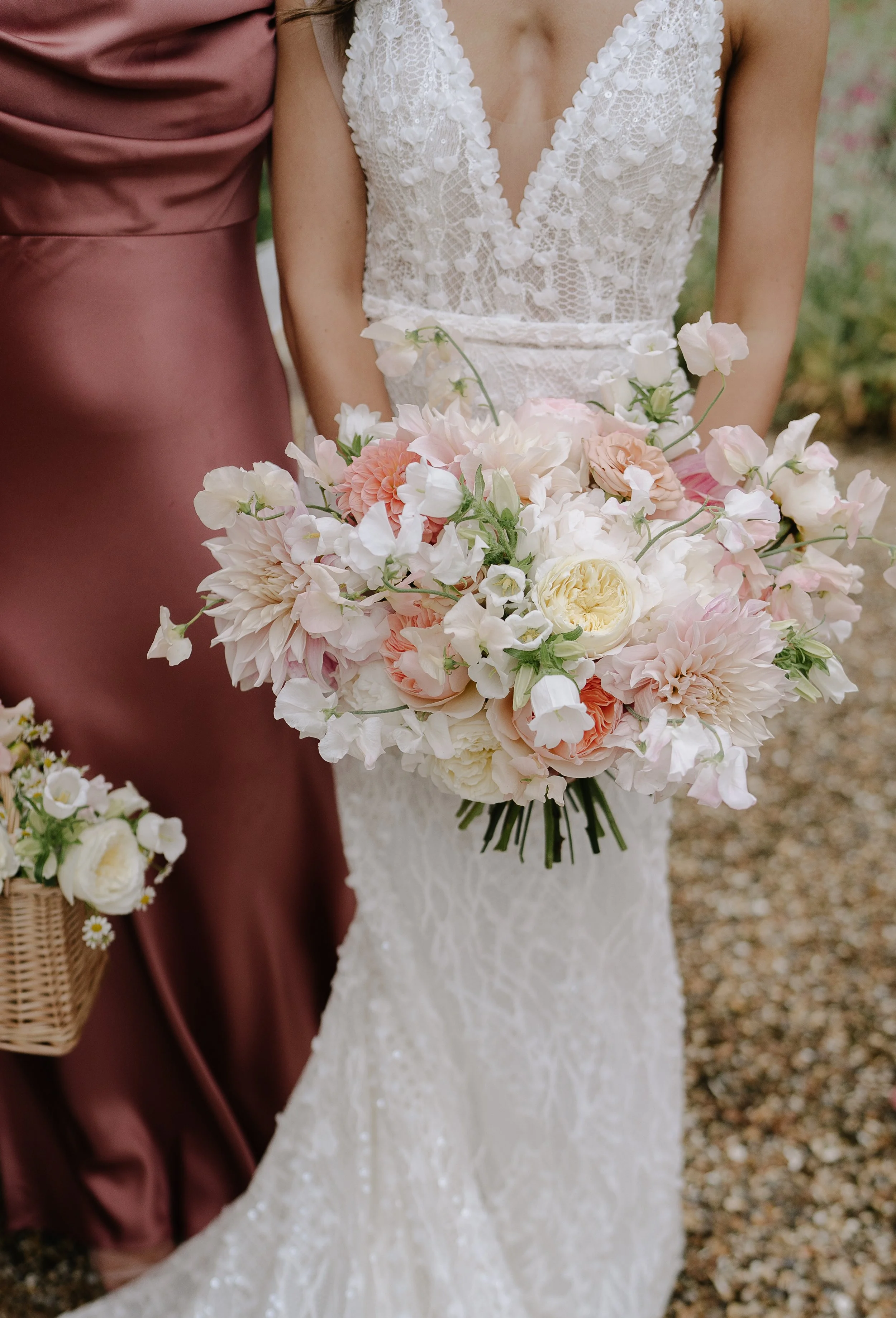 Elegant Suffolk bridal bouquet