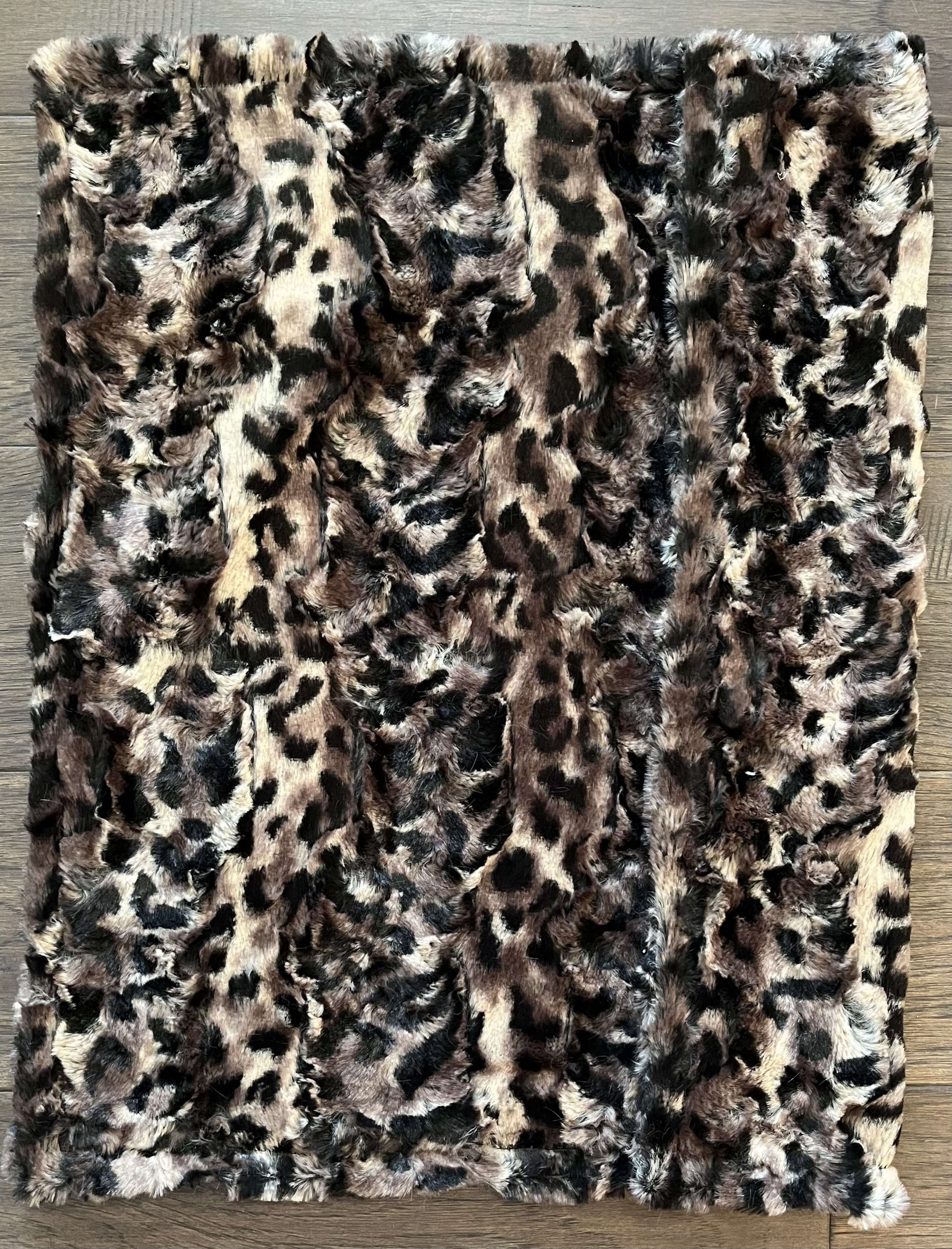 Double Sided Taupe Bobcat Lovey
