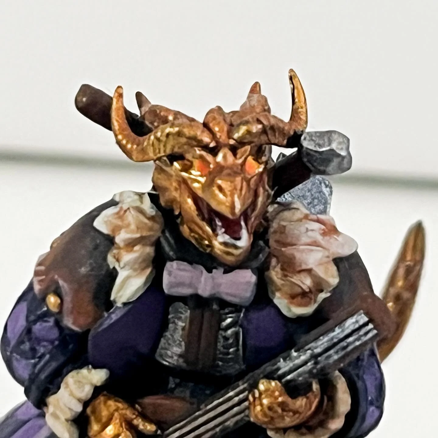 Kendov the Dragonborn Bard! Heroforge commission for @ewanmccann 

#dungeons_and_dragons #dnd #dndminis #minipainting #dragonborn #ttrpg