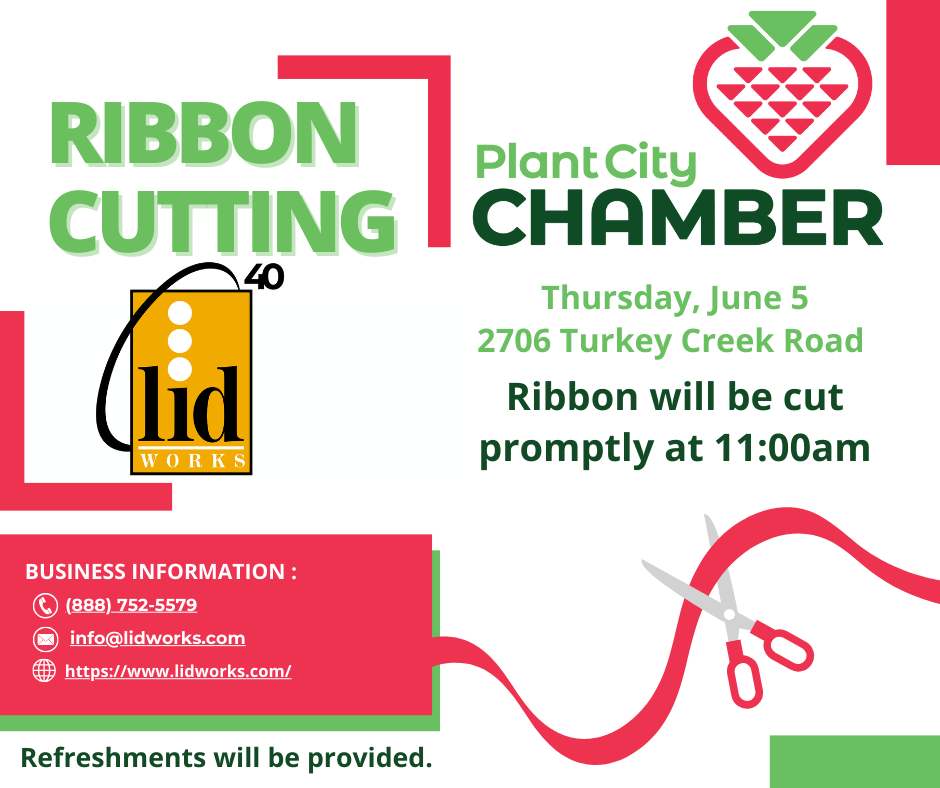 LidWorks 40th Anniversary Ribbon Cutting & Celebration