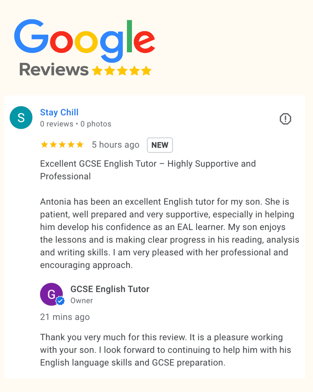 5 star google review english tutoring chill.png
