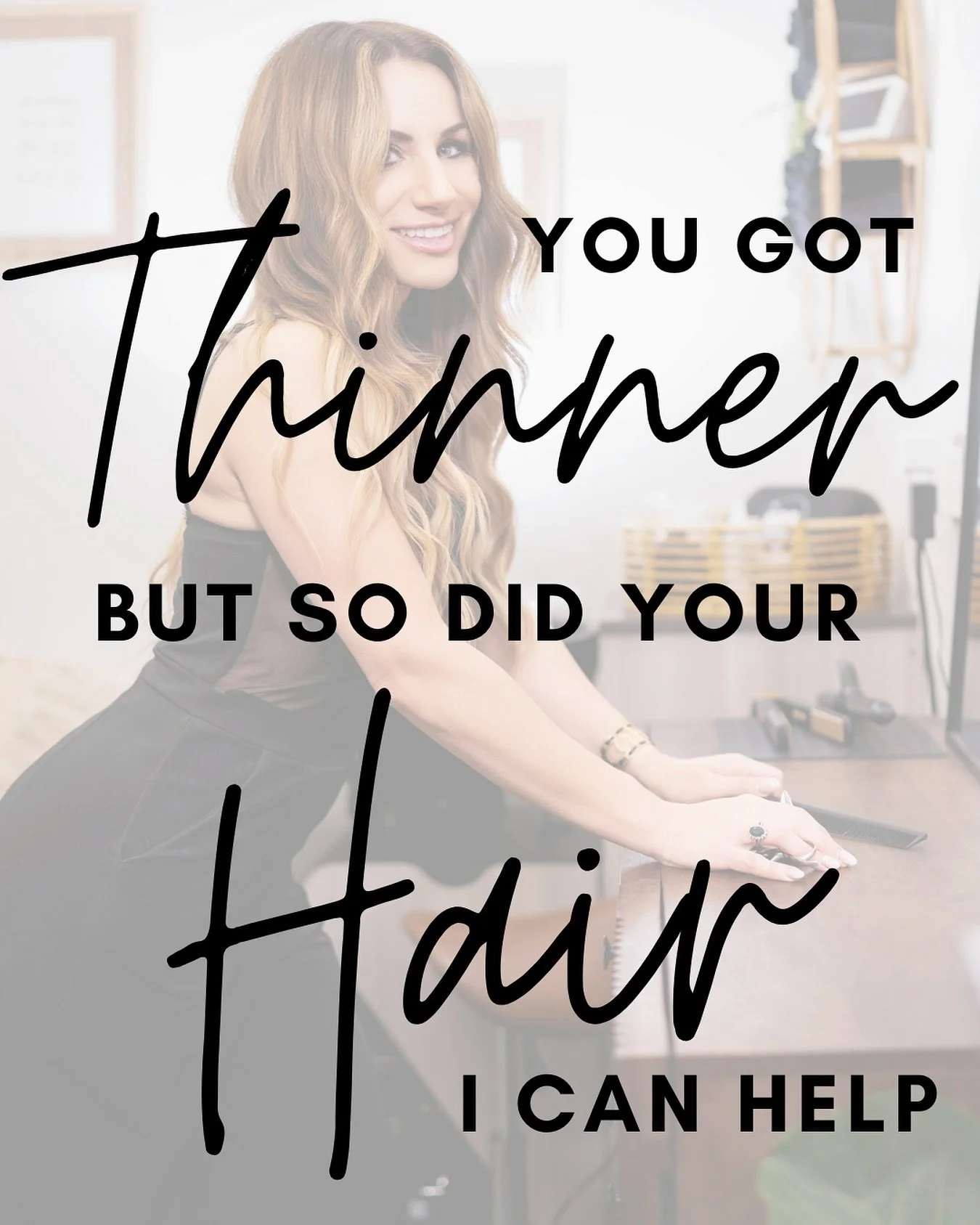 You got thinner &mdash; but so did your hair. 💔

If you&rsquo;ve lost weight from GLP-1 medications like Ozempic or Mounjaro, gastric bypass, or any rapid lifestyle change &mdash; and now your hair feels thinner &mdash; you&rsquo;re not imagining it