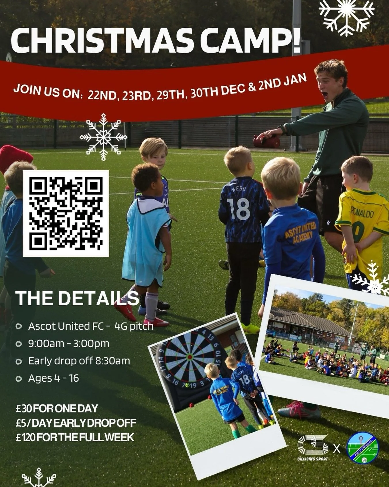 🚨Our Christmas Camp begins in less than a week!🚨

Don&rsquo;t miss out - sign up now at the link in bio💚