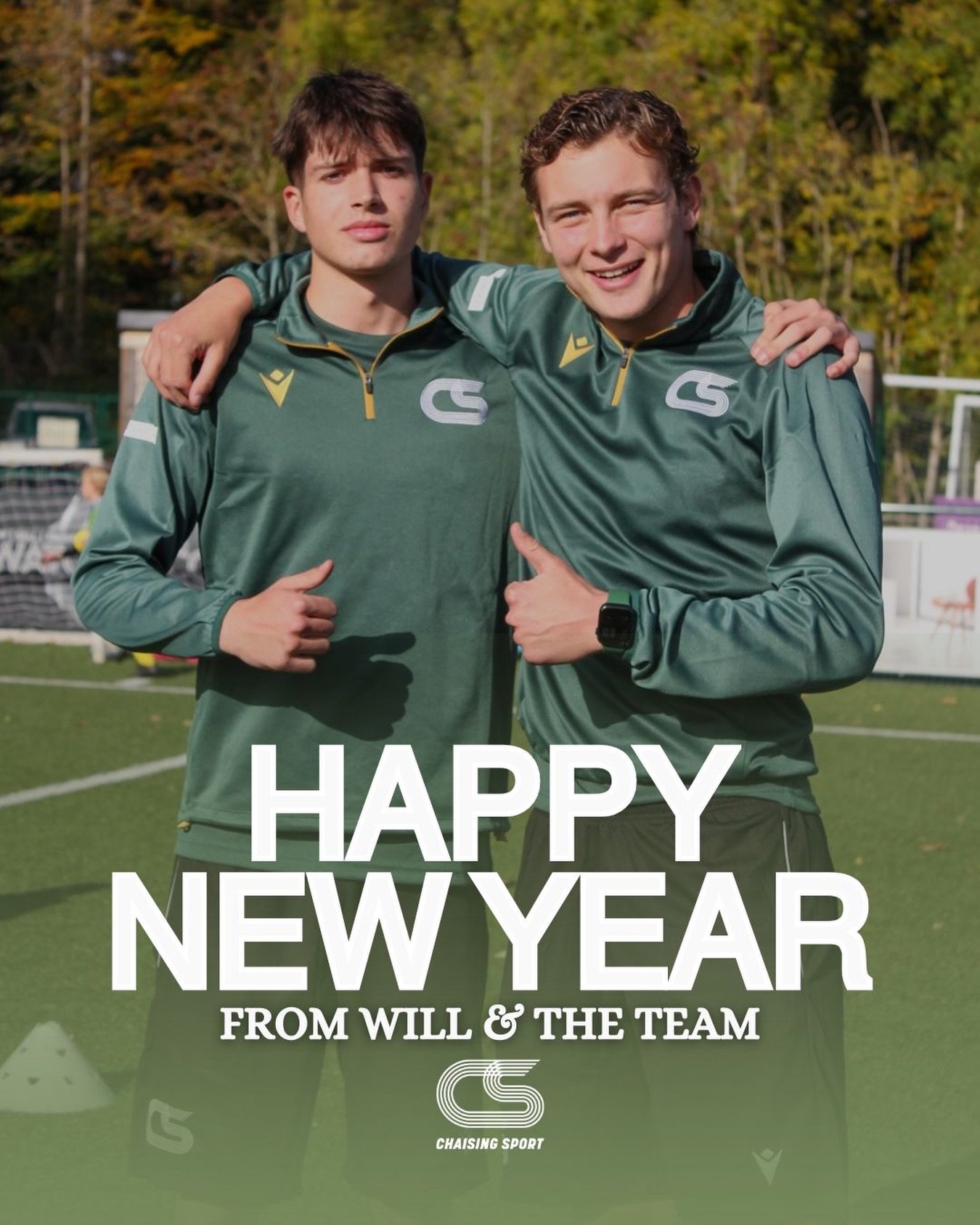 Here&rsquo;s to 2026!⭐️

We want to wish you and your loved ones a new year filled with excitement, memories and hopefully some sessions with Chaising Sport! 

Have a good one!💚