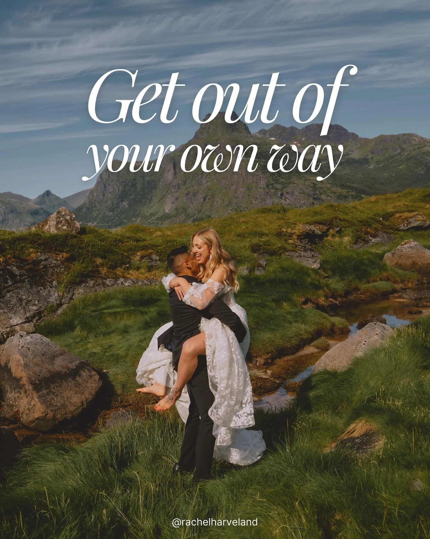 When you settle, you put an end to what&rsquo;s possible.

We settle because we think that&rsquo;s what we deserve.
And what we think we deserve is programmed into our minds before we&rsquo;re even 10 years old. 

So when my first husband love-bombed